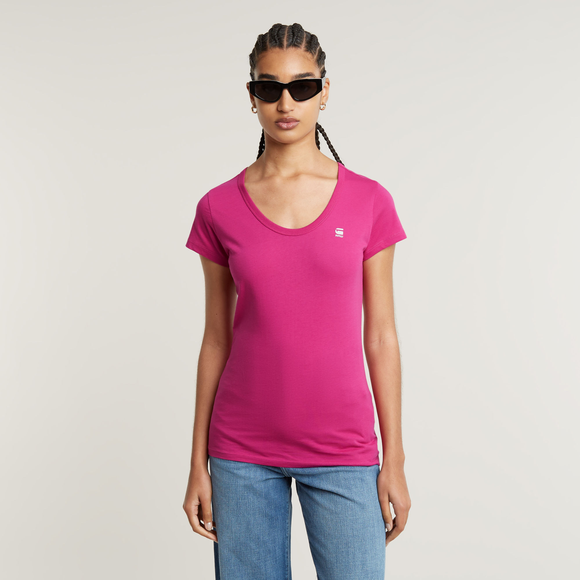 G-Star RAW Slim Top - Roze - Dames