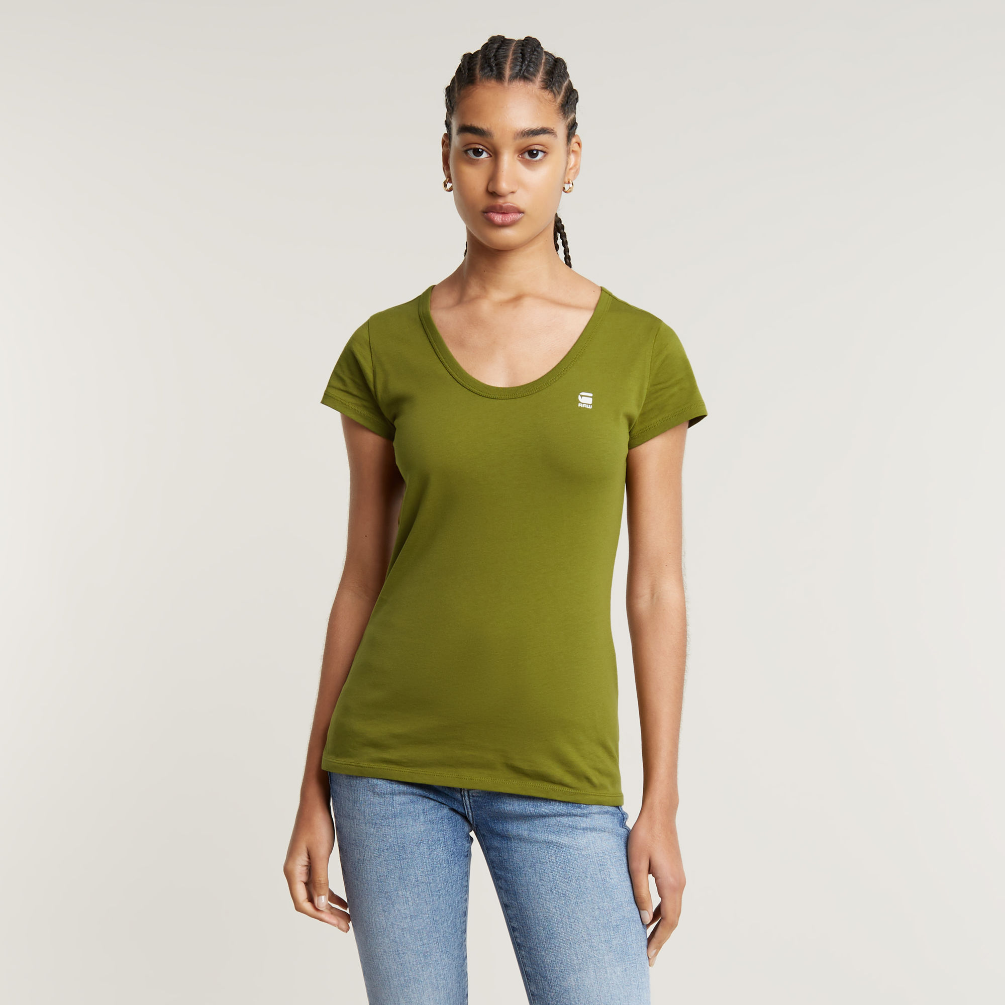 

Slim Top - Groen - Dames