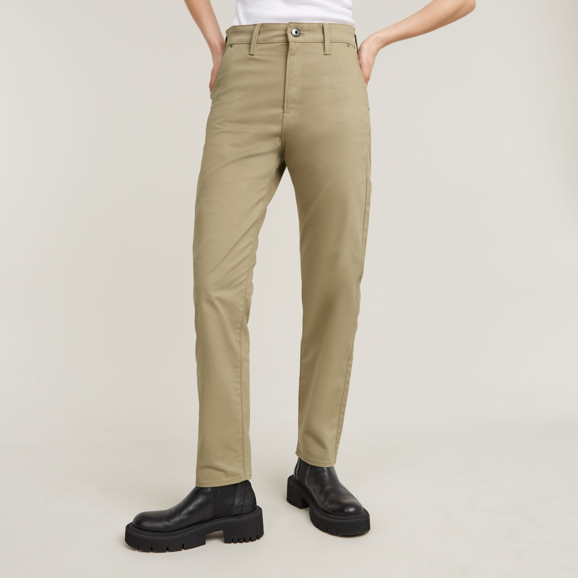 Slim Chino - Beige - Damen