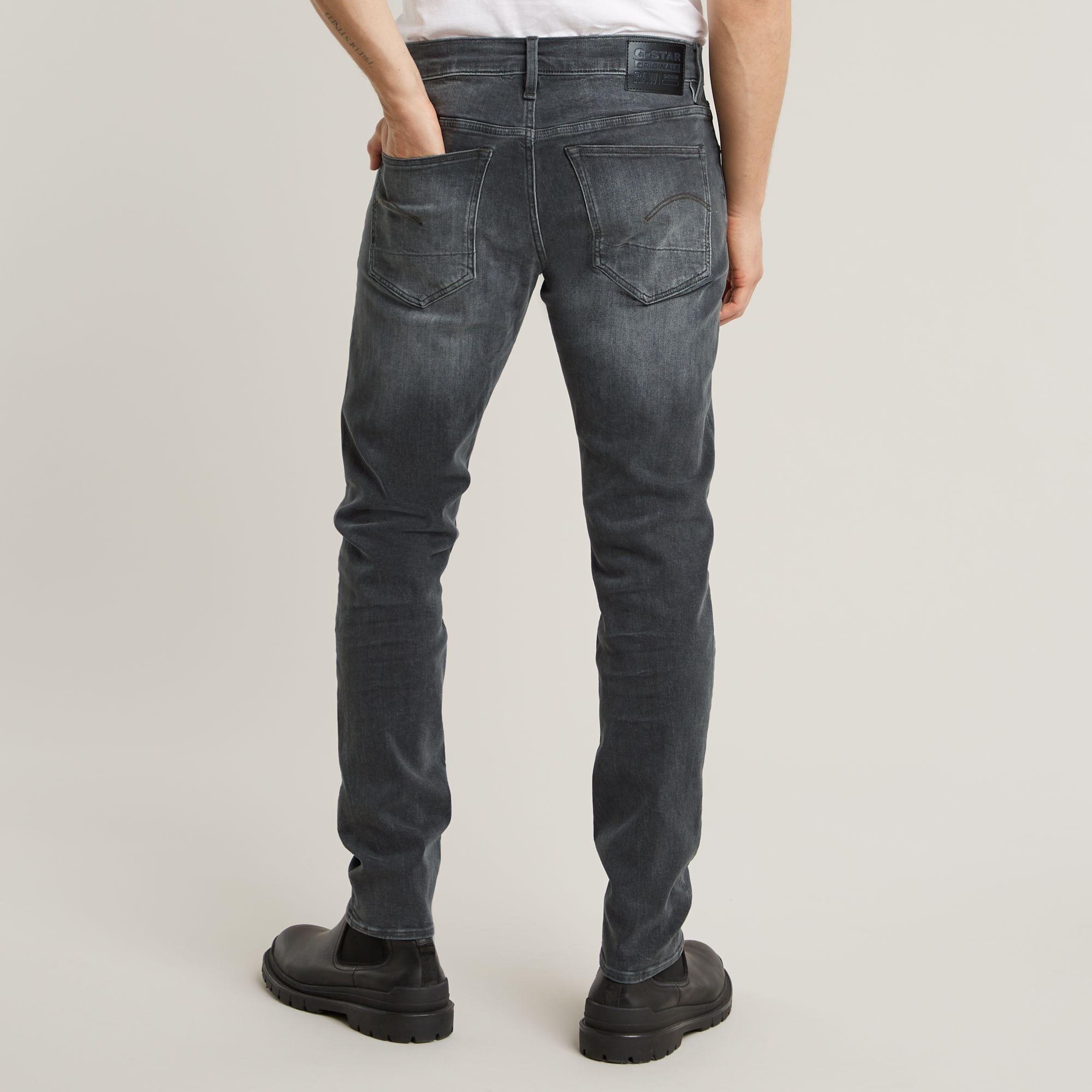 G-Star RAW 3301 Slim Jeans Zwart Heren