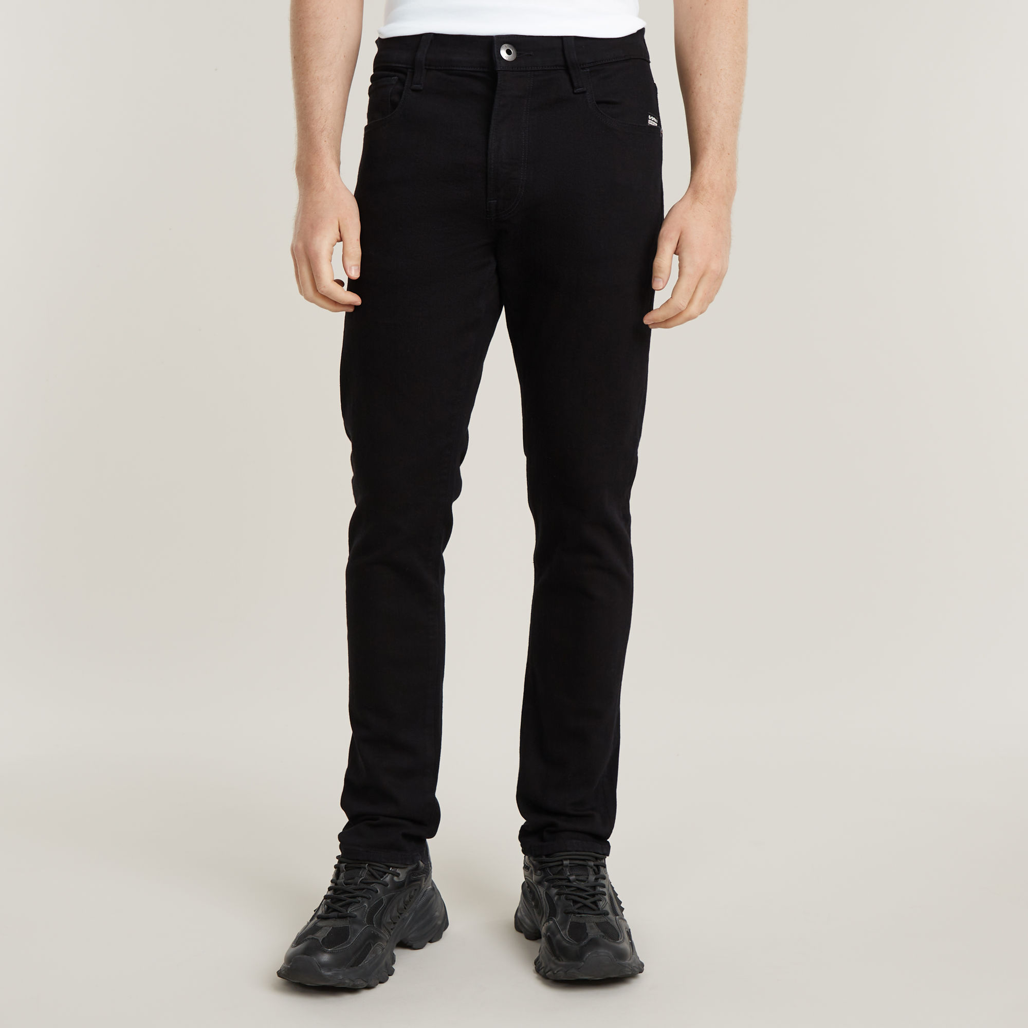 

3301 Slim Jeans - Black - Men