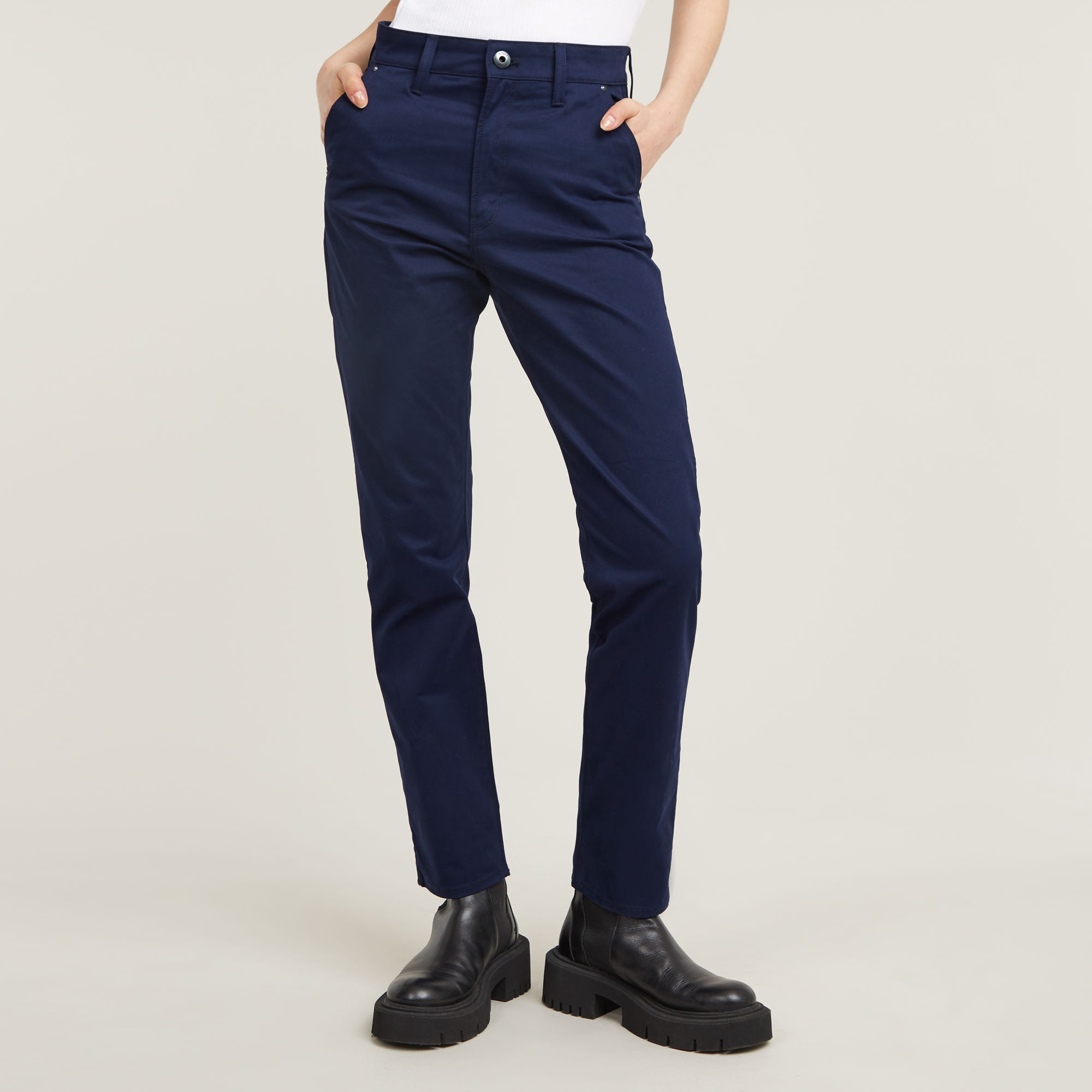 

Slim Chino - Dark blue - Women