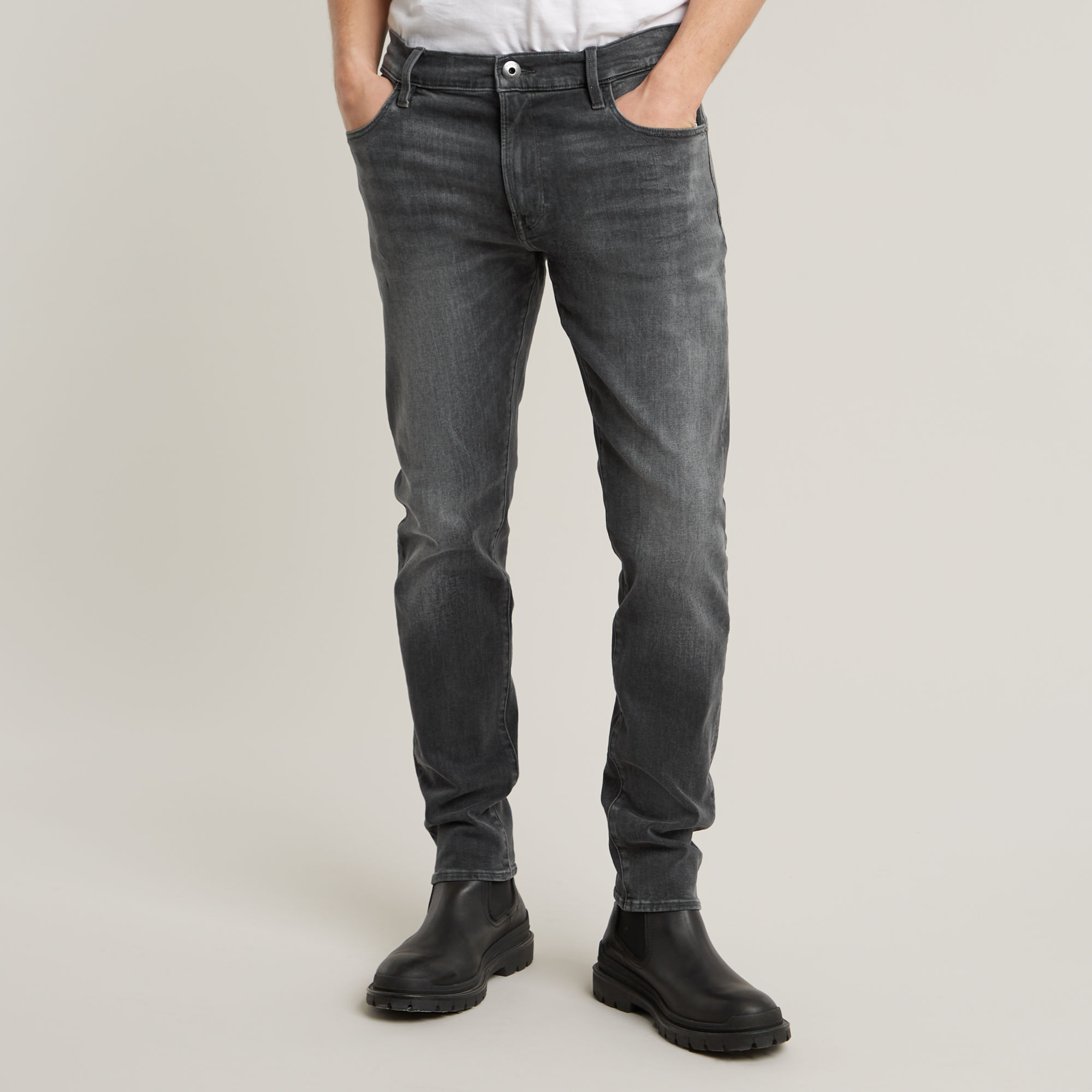 

3301 Slim Jeans - Black - Men