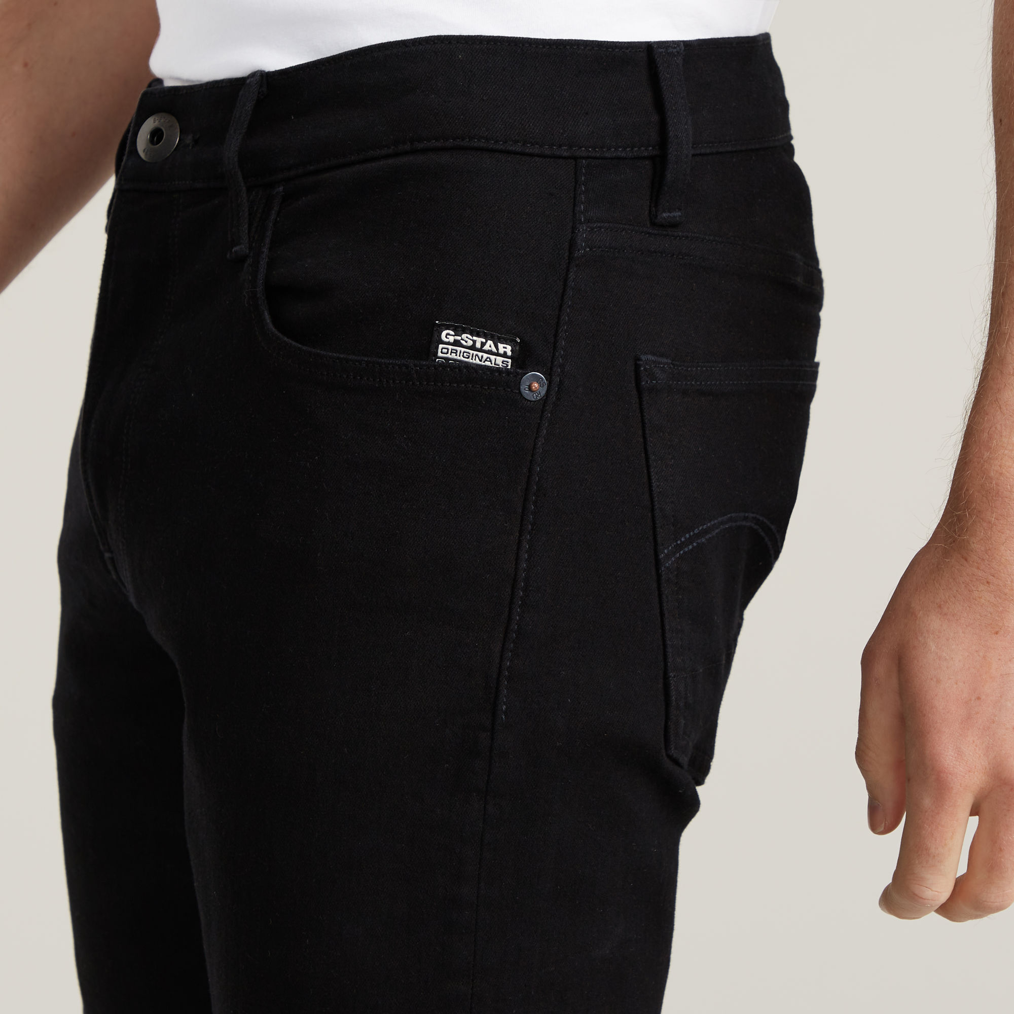 G-Star RAW 3301 Slim Jeans Zwart Heren