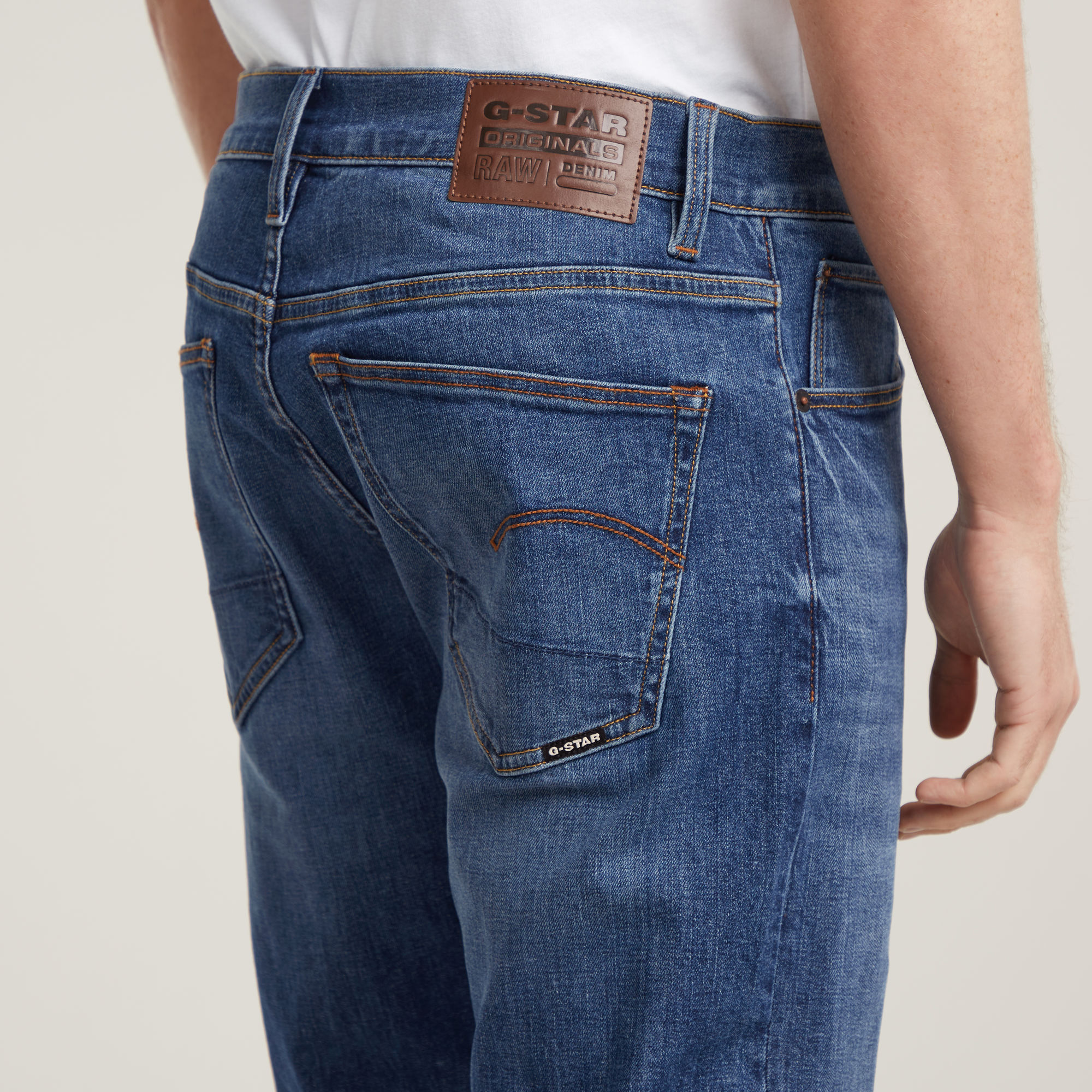 G-Star RAW 3301 Slim Jeans Midden blauw Heren