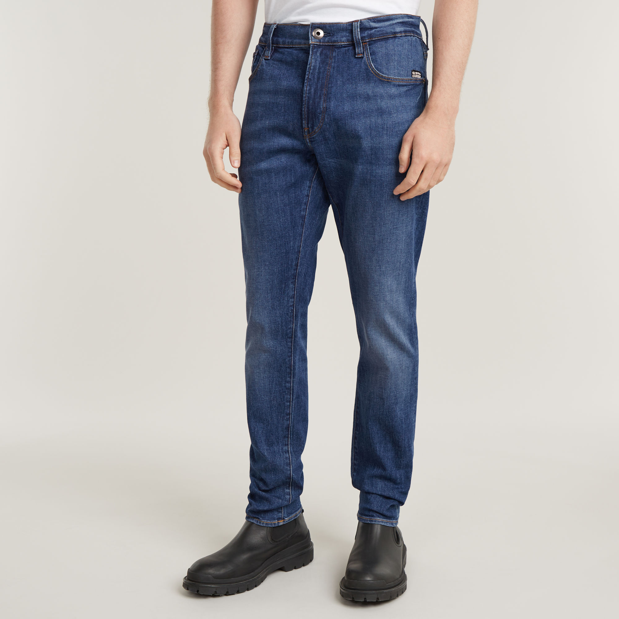 3301 Slim Jeans - Mittelblau - Herren