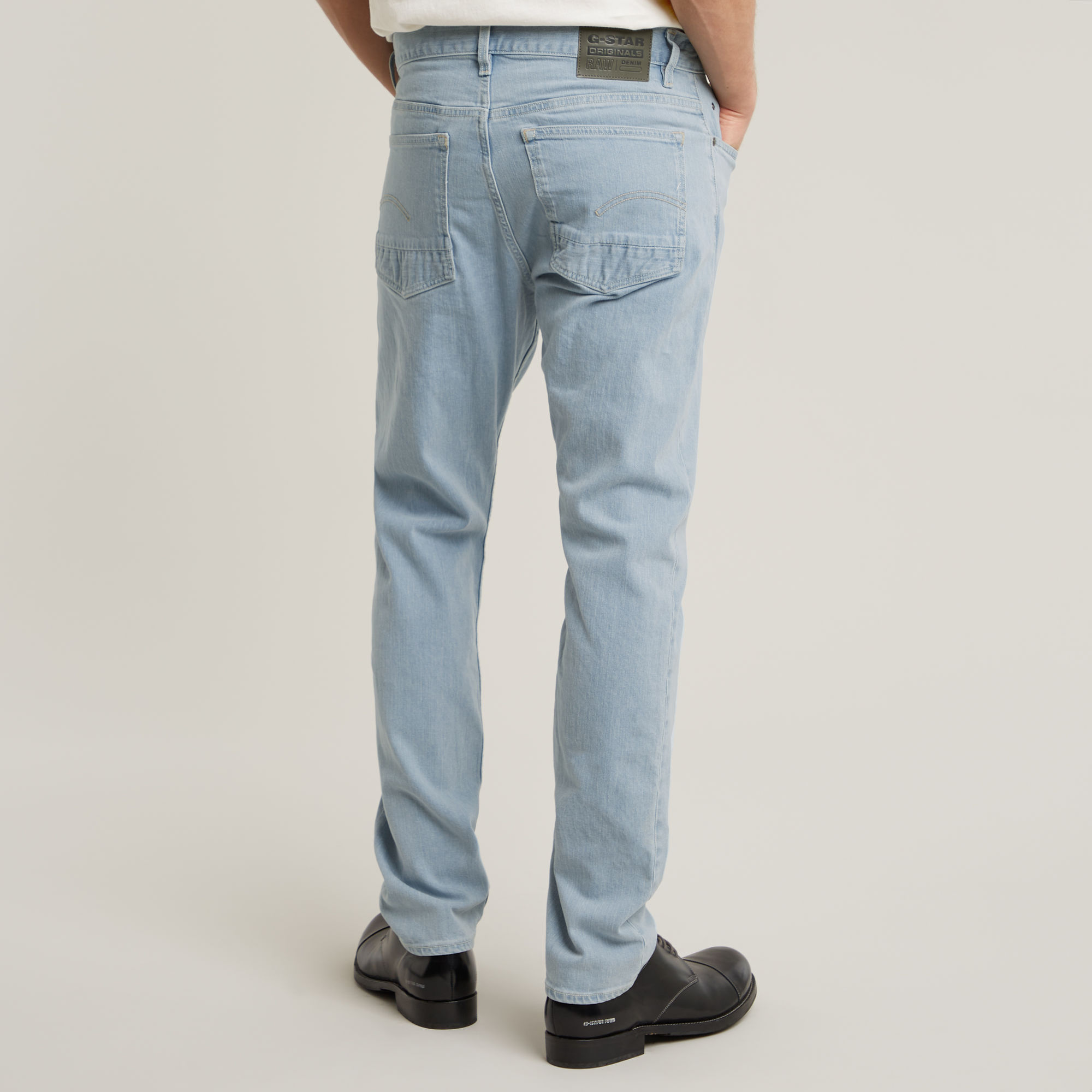 G-Star RAW Triple A Regular Straight Jeans Lichtblauw Heren