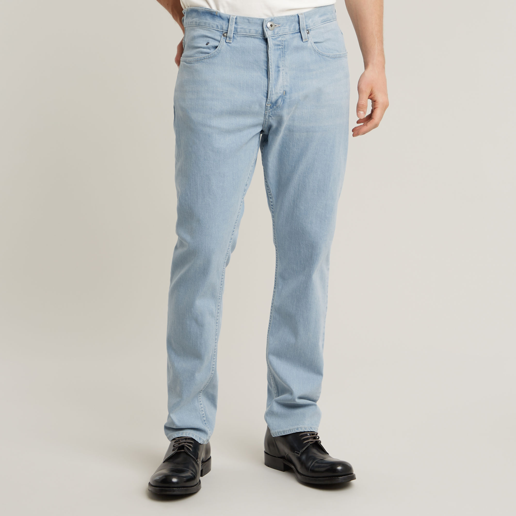 G-Star RAW Triple A Regular Straight Jeans Lichtblauw Heren