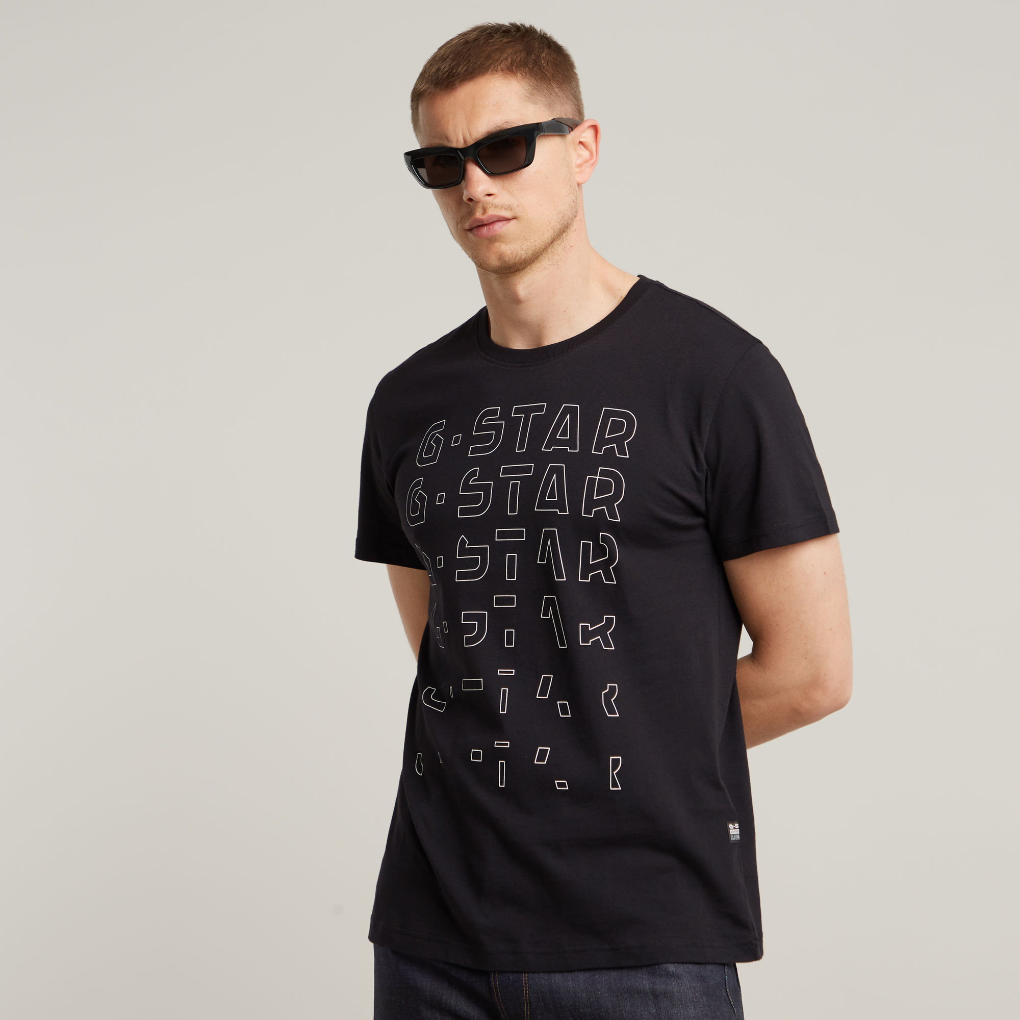 

Gradient Graphic T-Shirt - Zwart - Heren