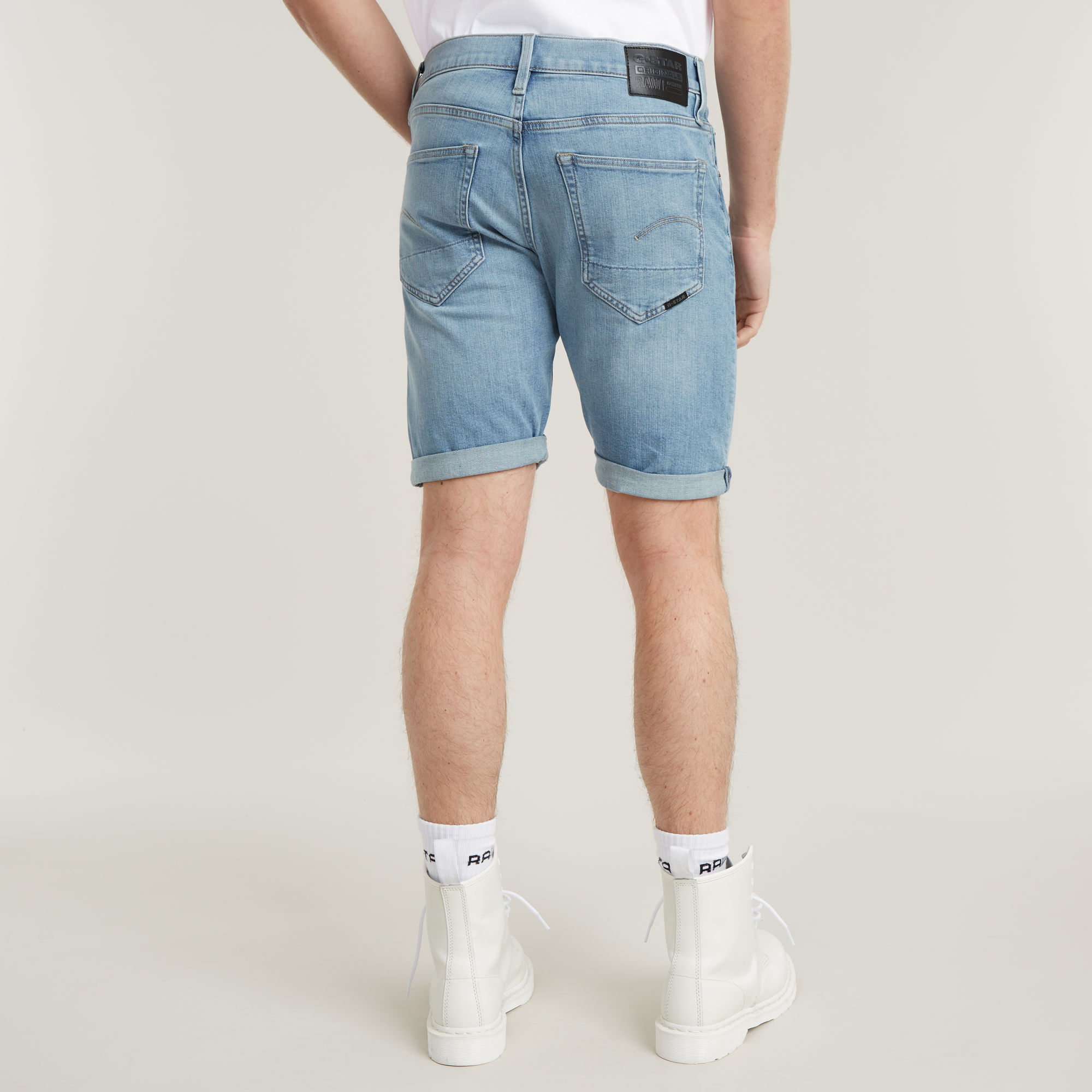 G-Star RAW 3301 Slim Short Midden blauw Heren