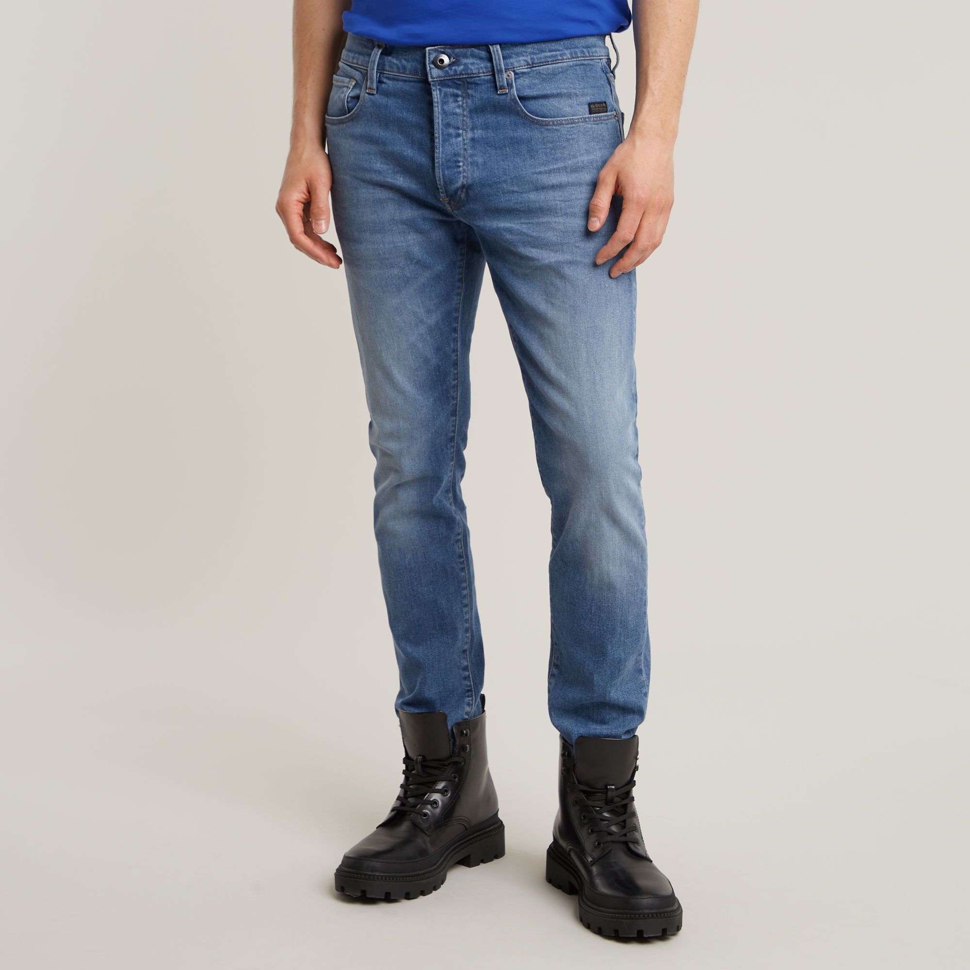 G-Star RAW 3301 Slim Jeans Lichtblauw Heren