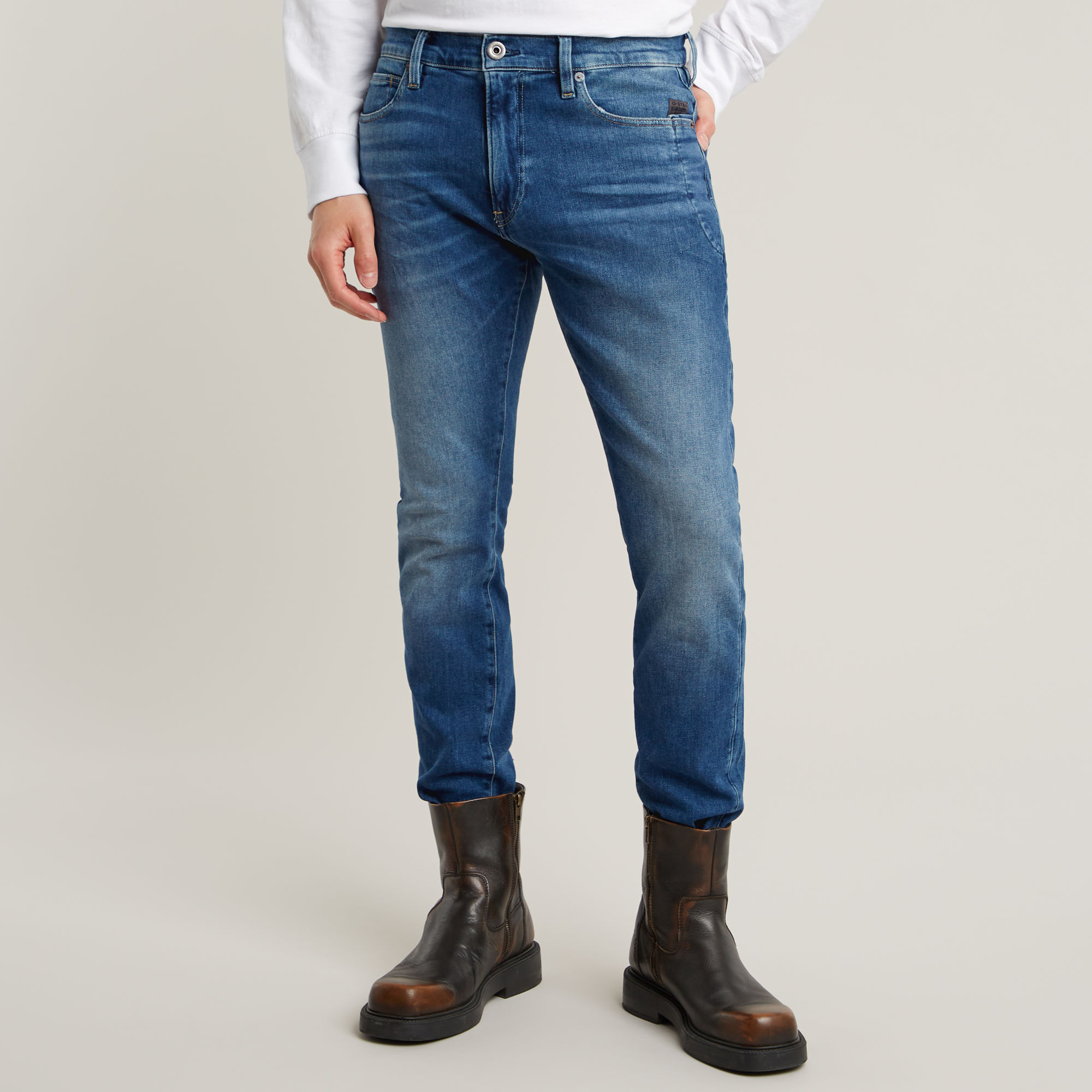 Lancet Skinny Jeans - Mittelblau - Herren