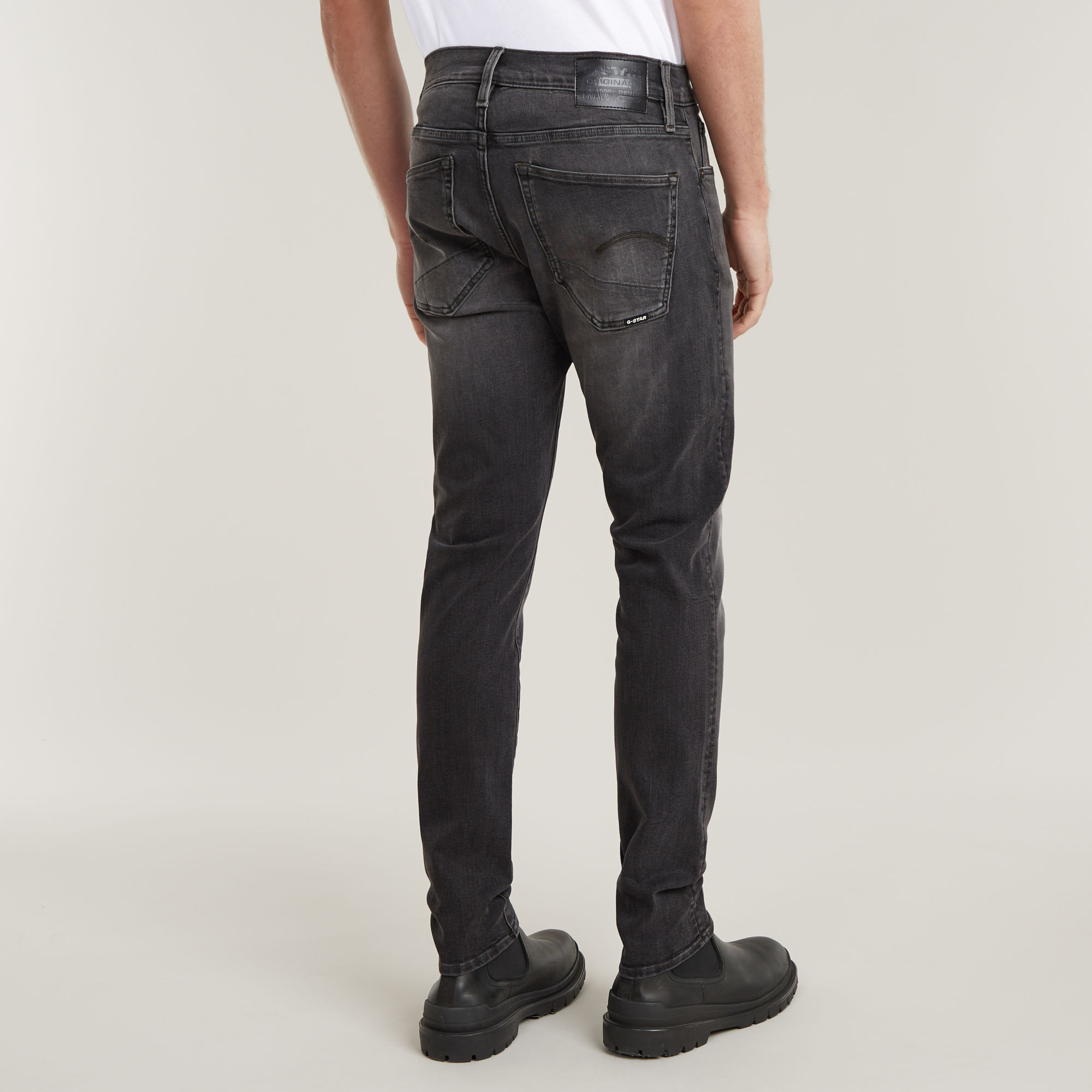 G-Star RAW 3301 Skinny Jeans Zwart Heren