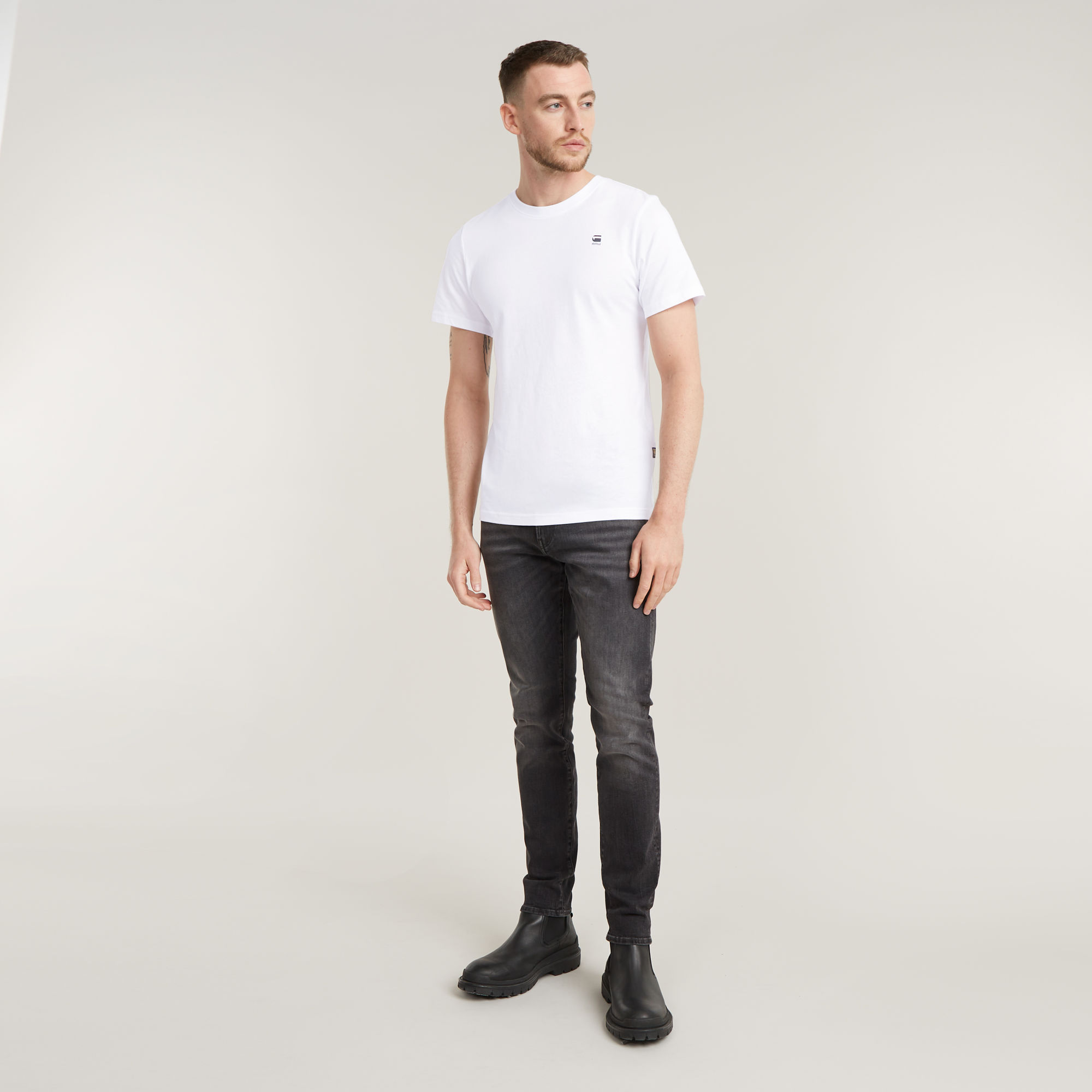 G-Star RAW 3301 Skinny Jeans Zwart Heren