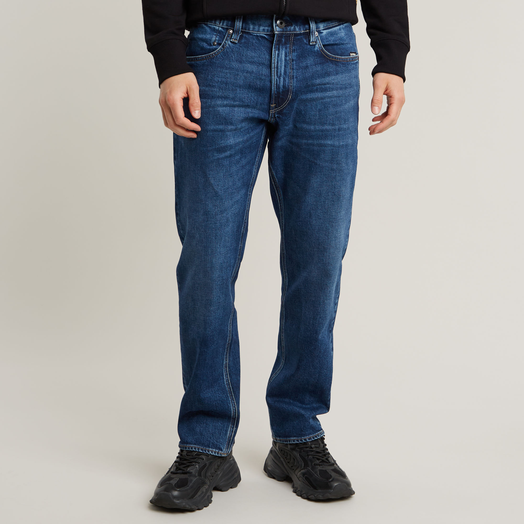 

Mosa Straight jeans - Medium blue - Men