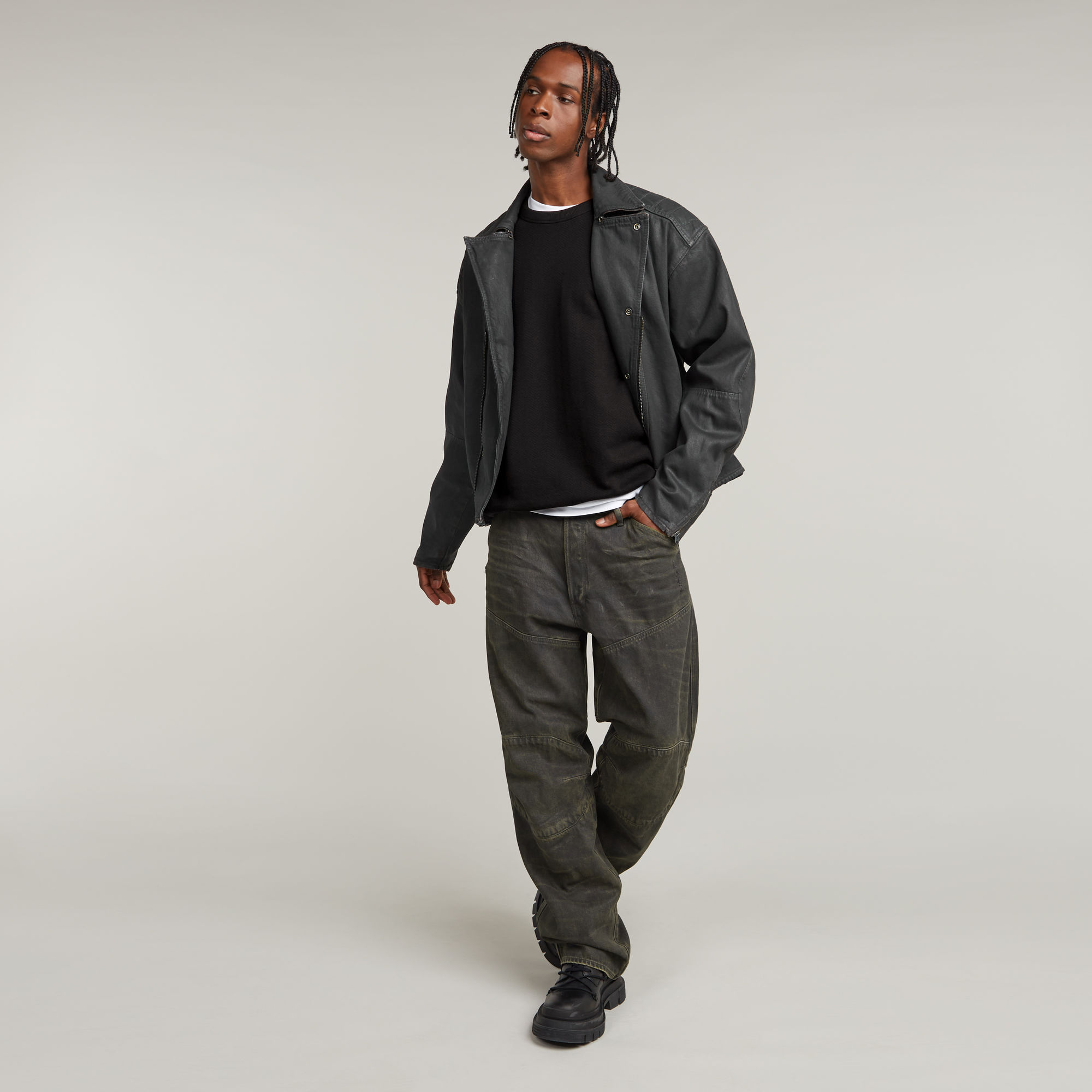 G-Star RAW 5620 3D Loose Jeans Bruin Heren