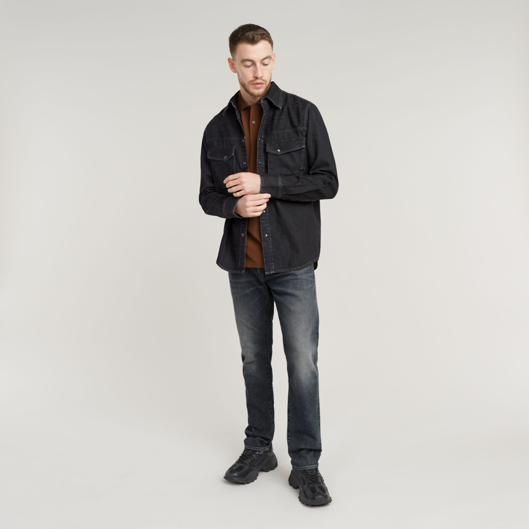 G-Star RAW 3301 Slim Jeans Donkerblauw Heren