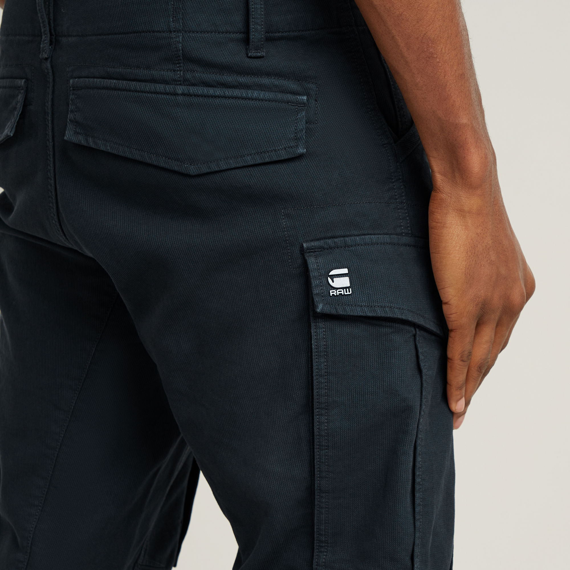 G-Star RAW Rovic Zip 3D Regular Tapered Broek Midden blauw Heren