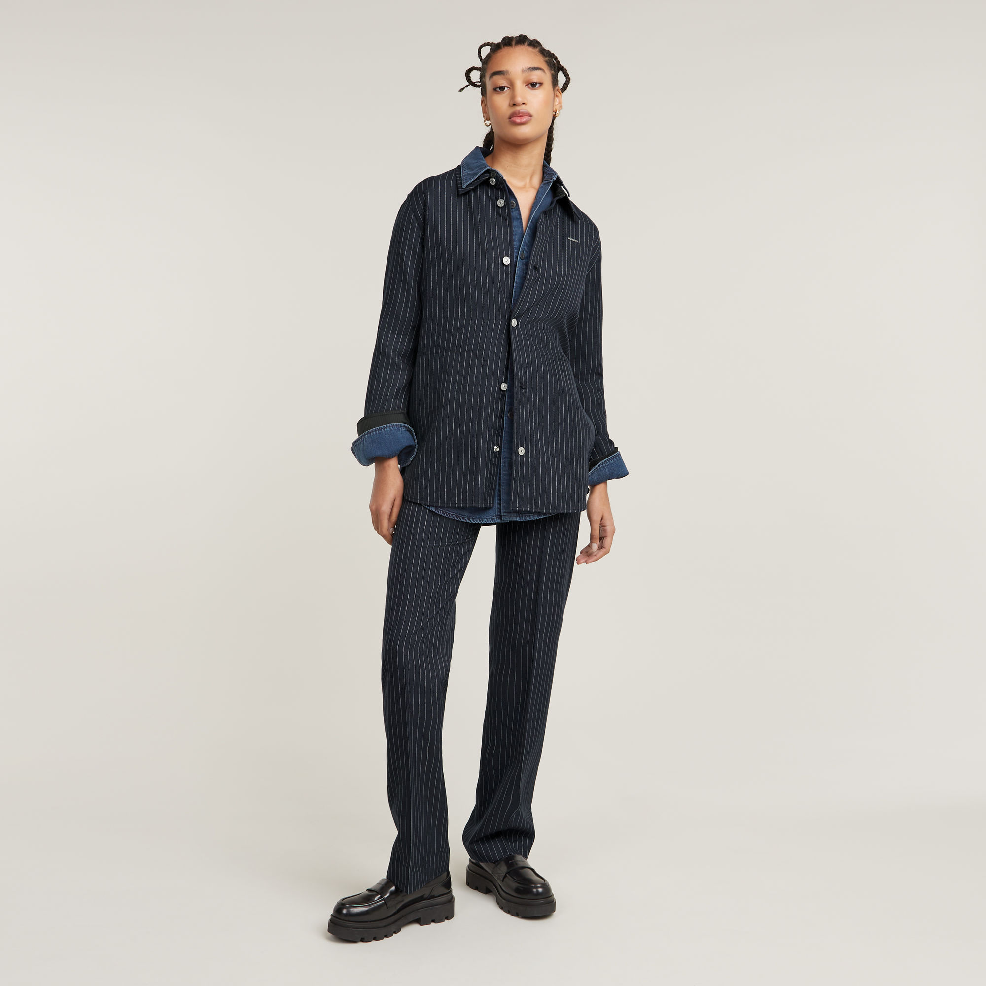 G-Star RAW Boyfriend Overshirt Meerkleurig Dames