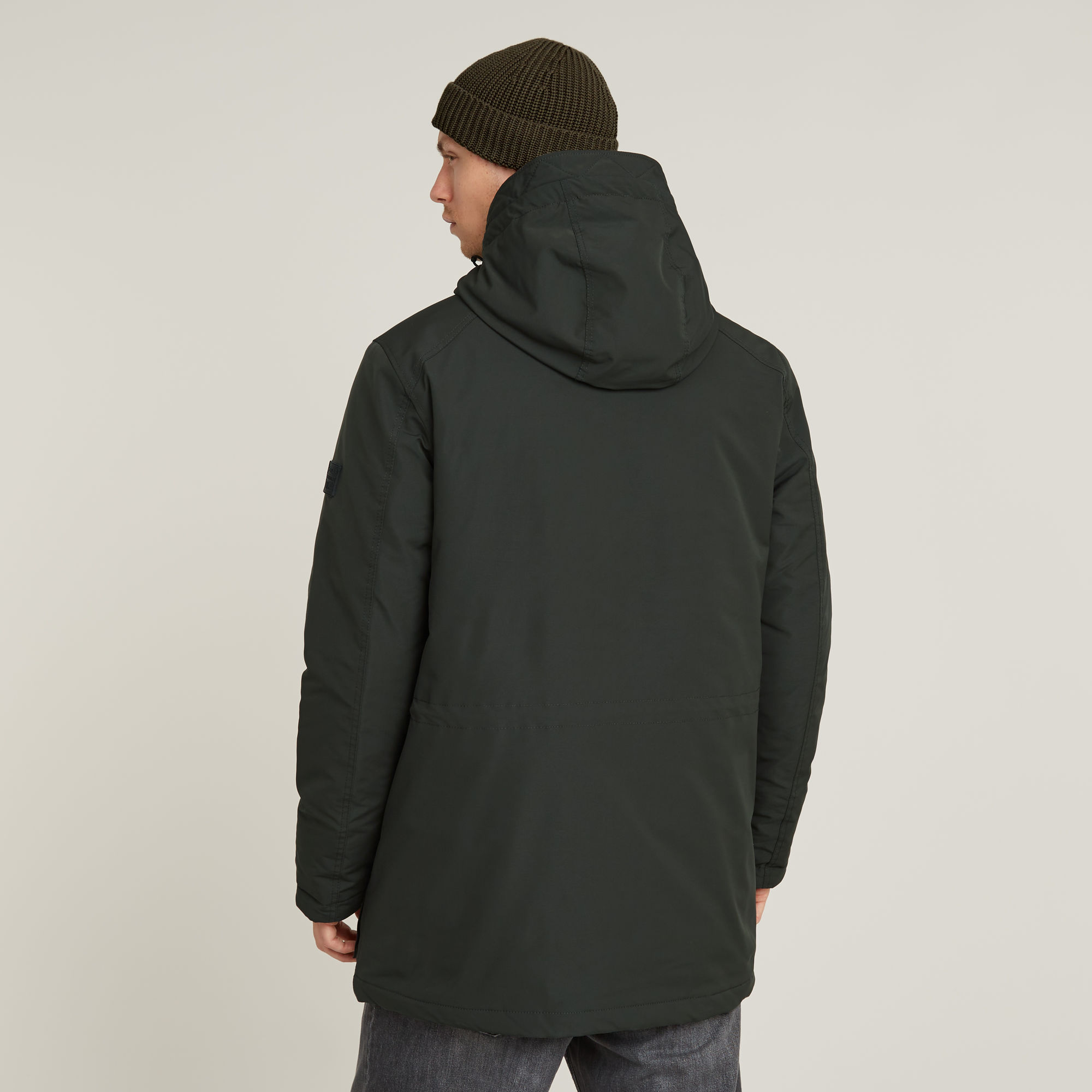 G-Star RAW Vodan Gewatteerde Parka Met Capuchon Grijs Heren