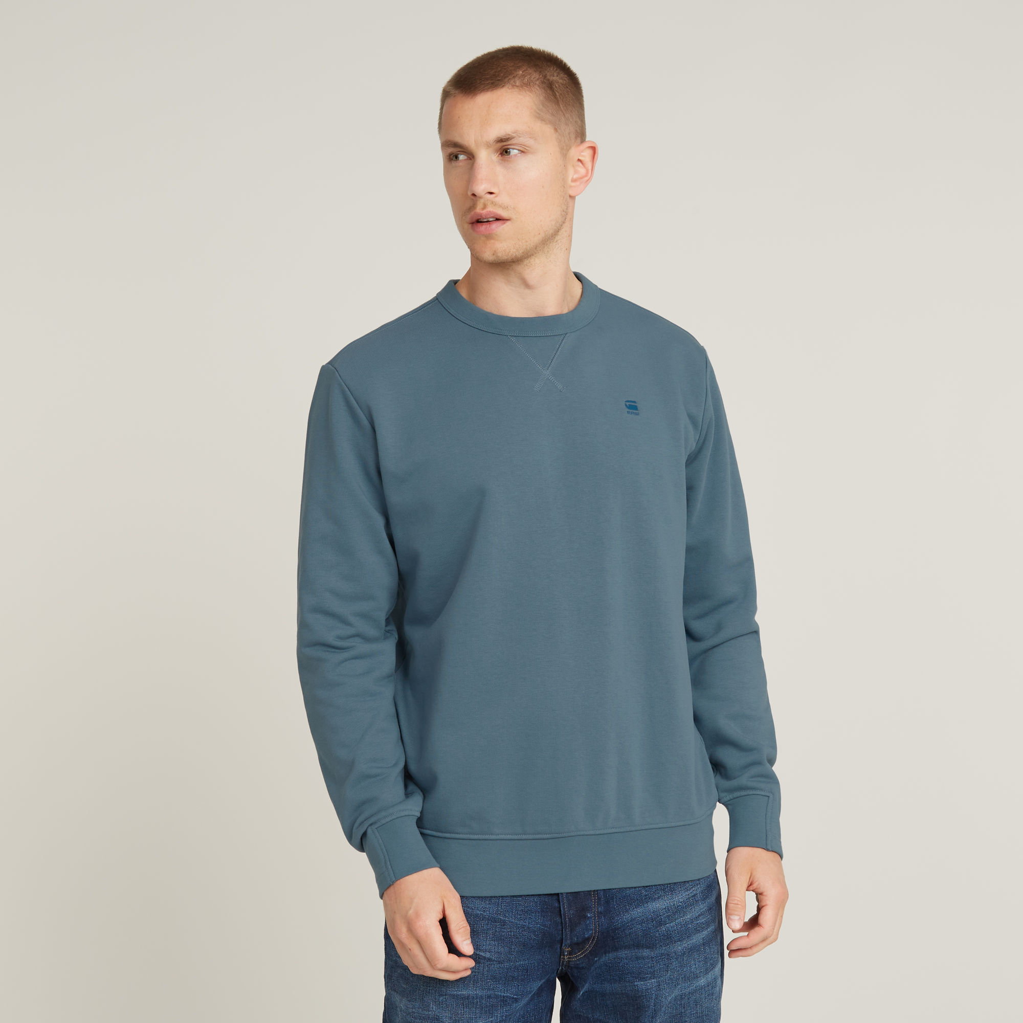 

Nifous Sweater - Midden blauw - Heren