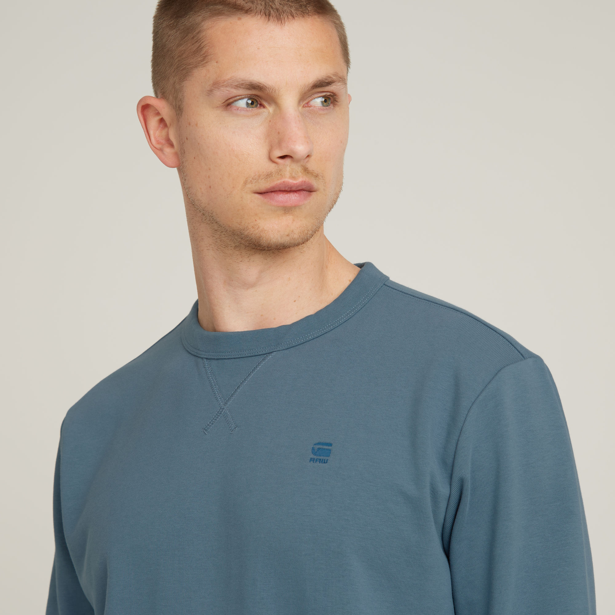 G-Star RAW Nifous Sweater Midden blauw Heren