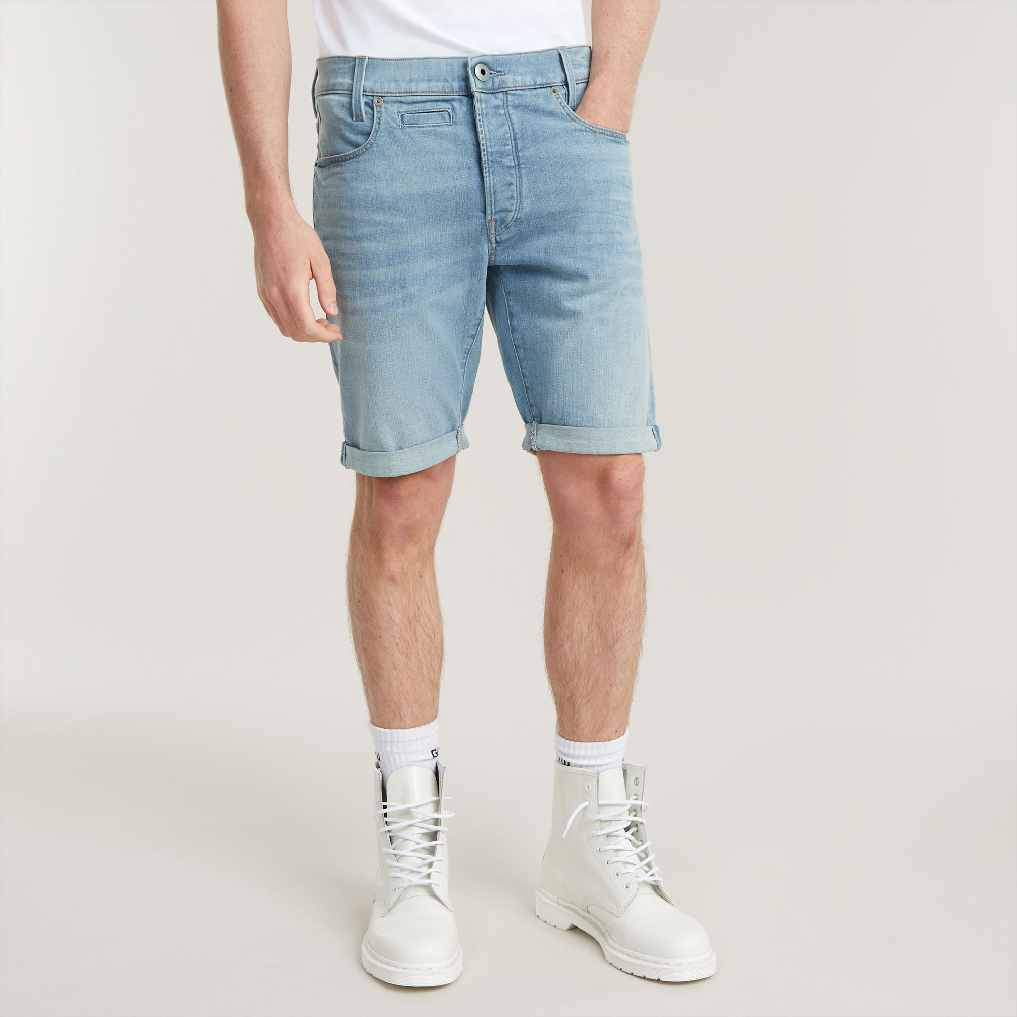 

D-Staq 5-Pocket Short - Midden blauw - Heren