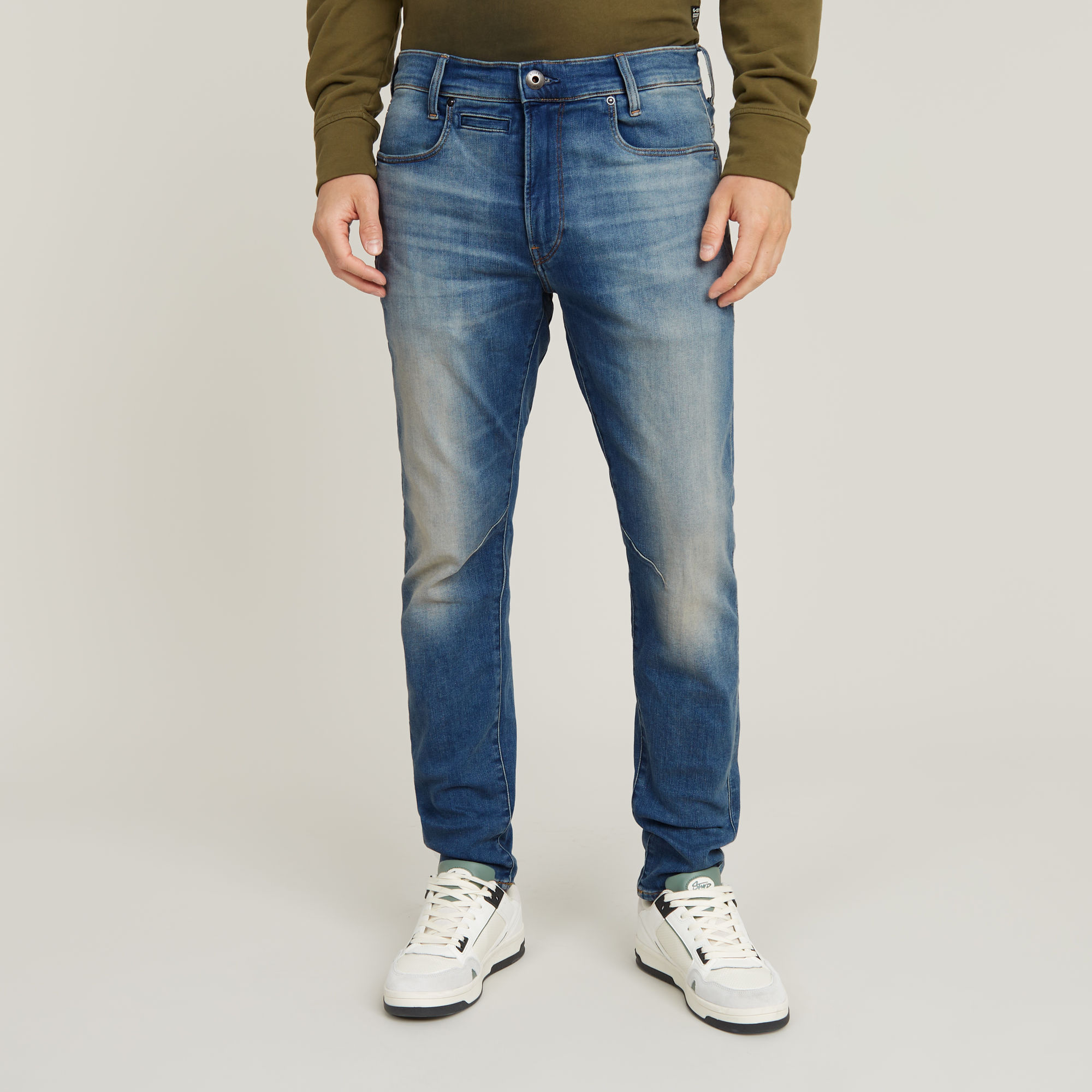 

D-Staq 3D Slim Jeans - Medium blue - Men