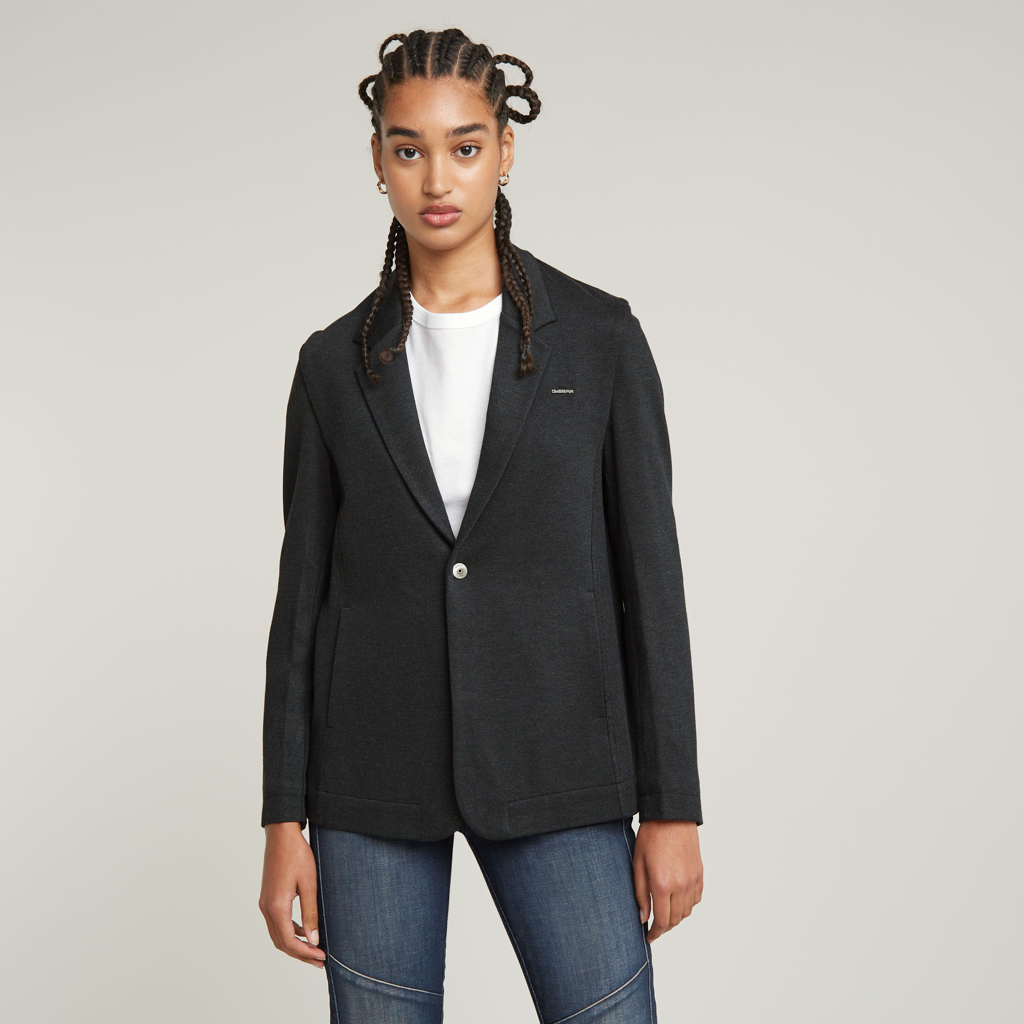 Blazer Sweat Knit - Mehrfarbig - Damen