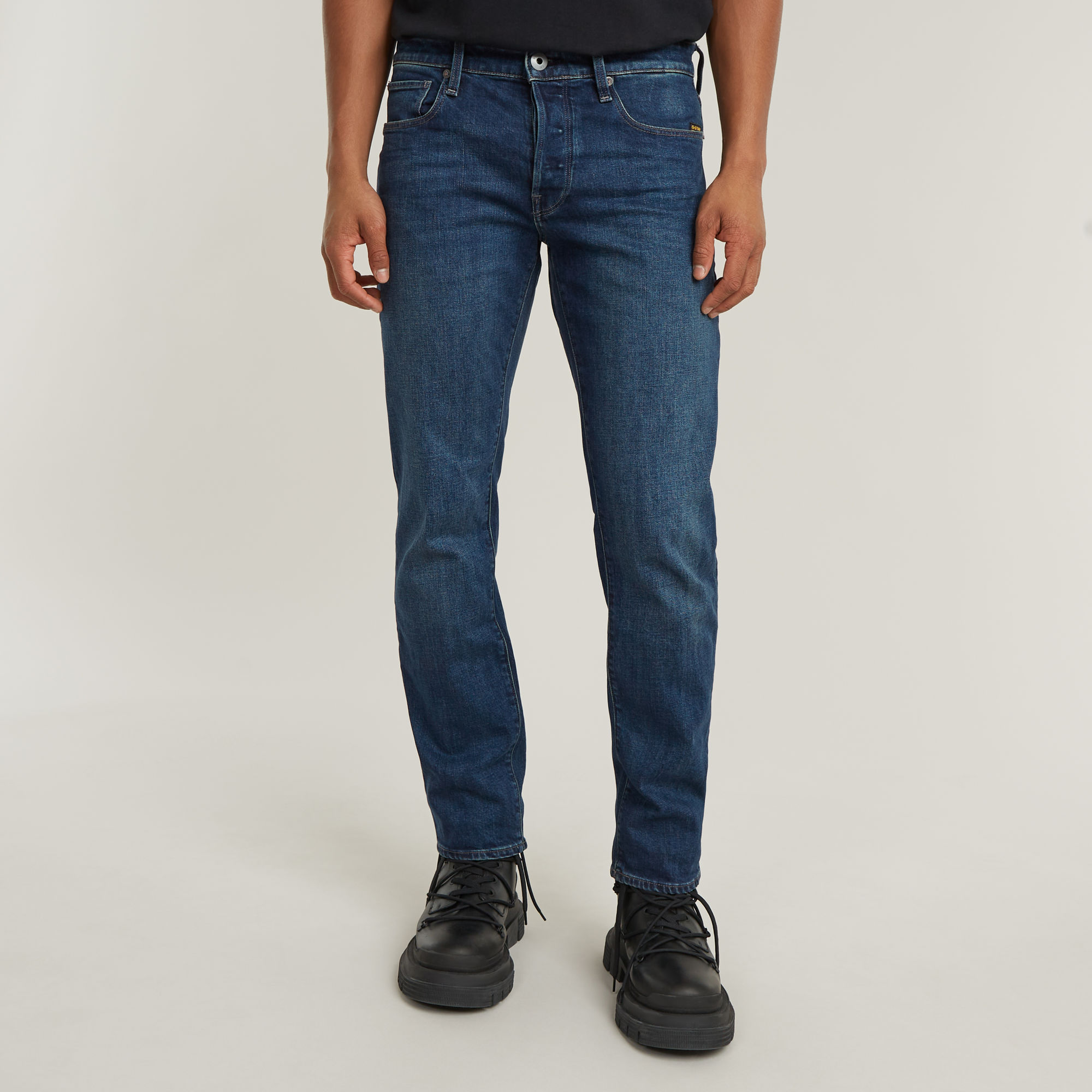 

3301 Straight Jeans - Dark blue - Men