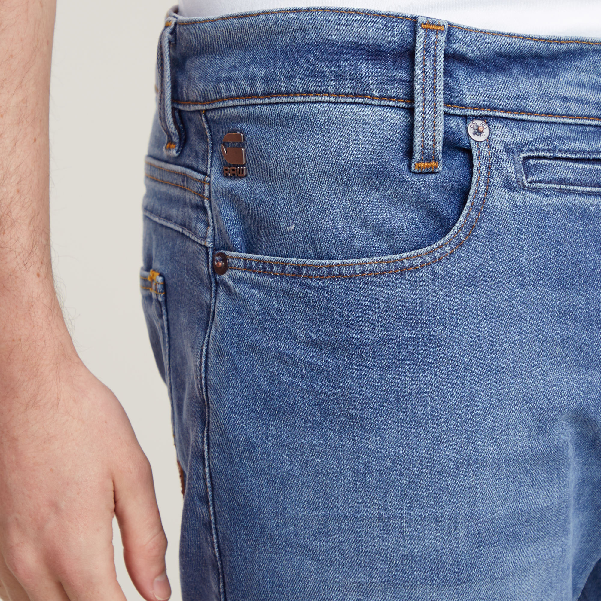 G-Star RAW D-Staq 5-Pocket Slim Jeans Lichtblauw Heren