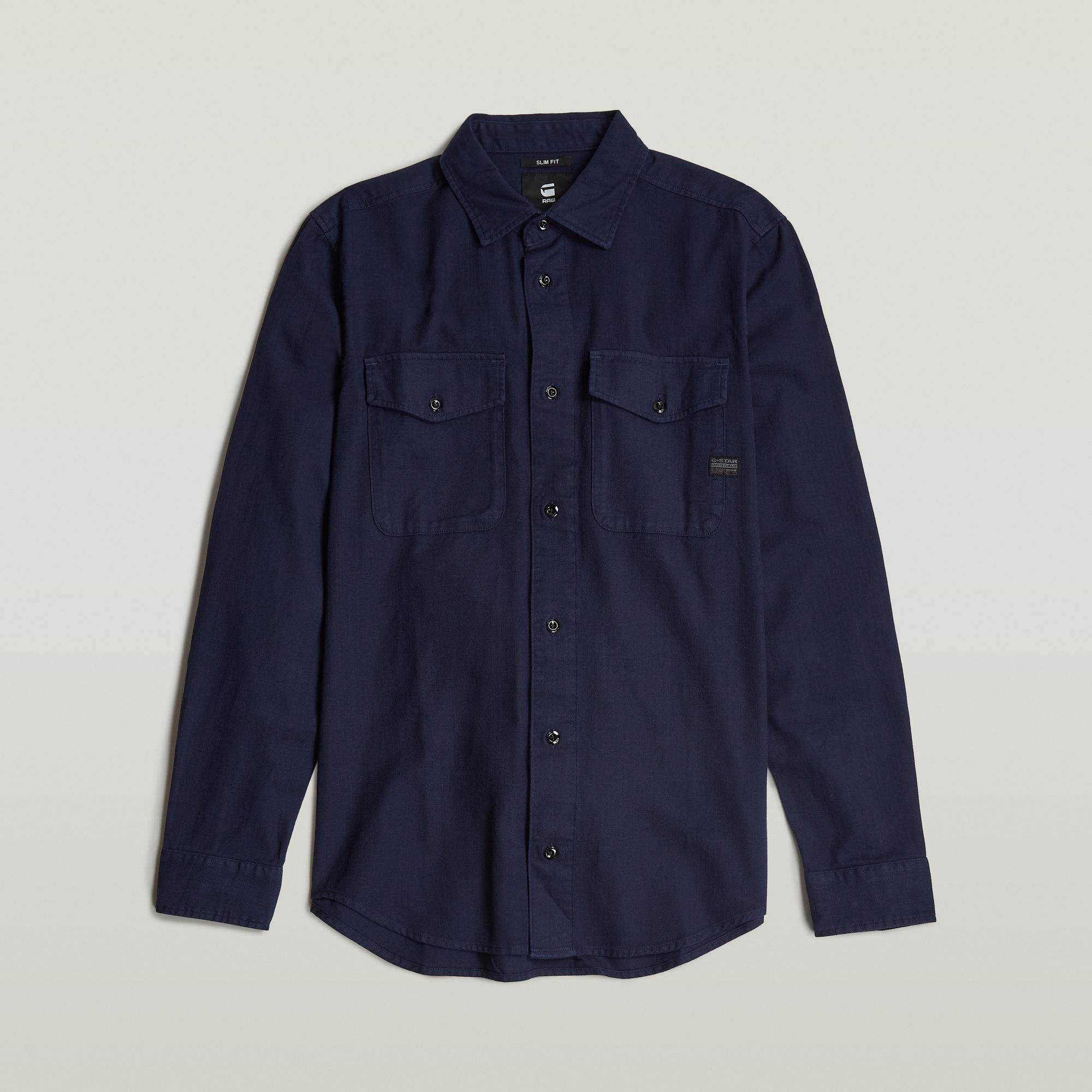 G-Star RAW Marine Slim Shirt Donkerblauw Heren