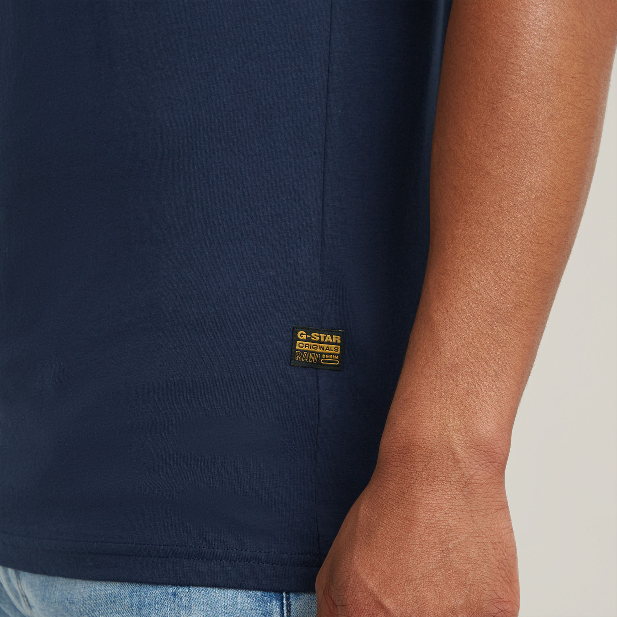 G-Star RAW GRAW Slim T-Shirt Donkerblauw Heren