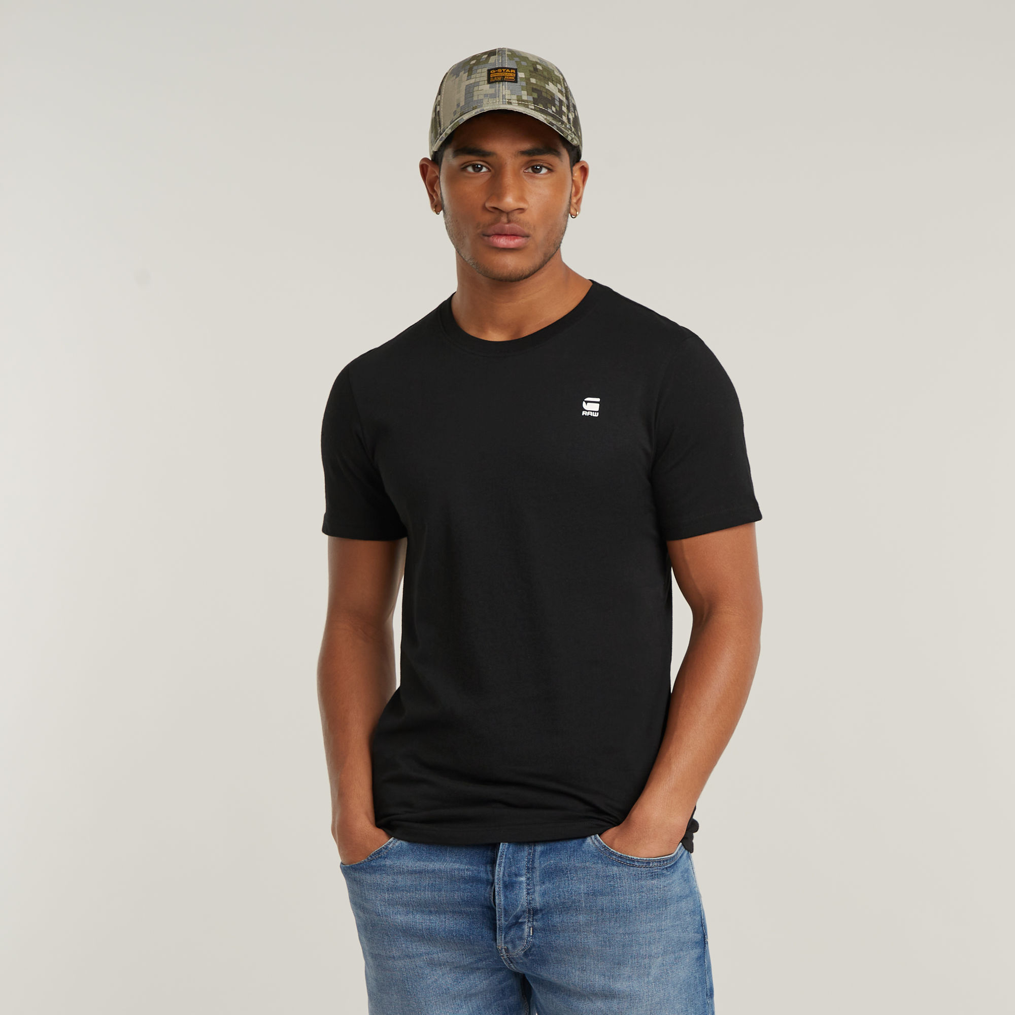 GRAW Slim T-Shirt - Schwarz - Herren