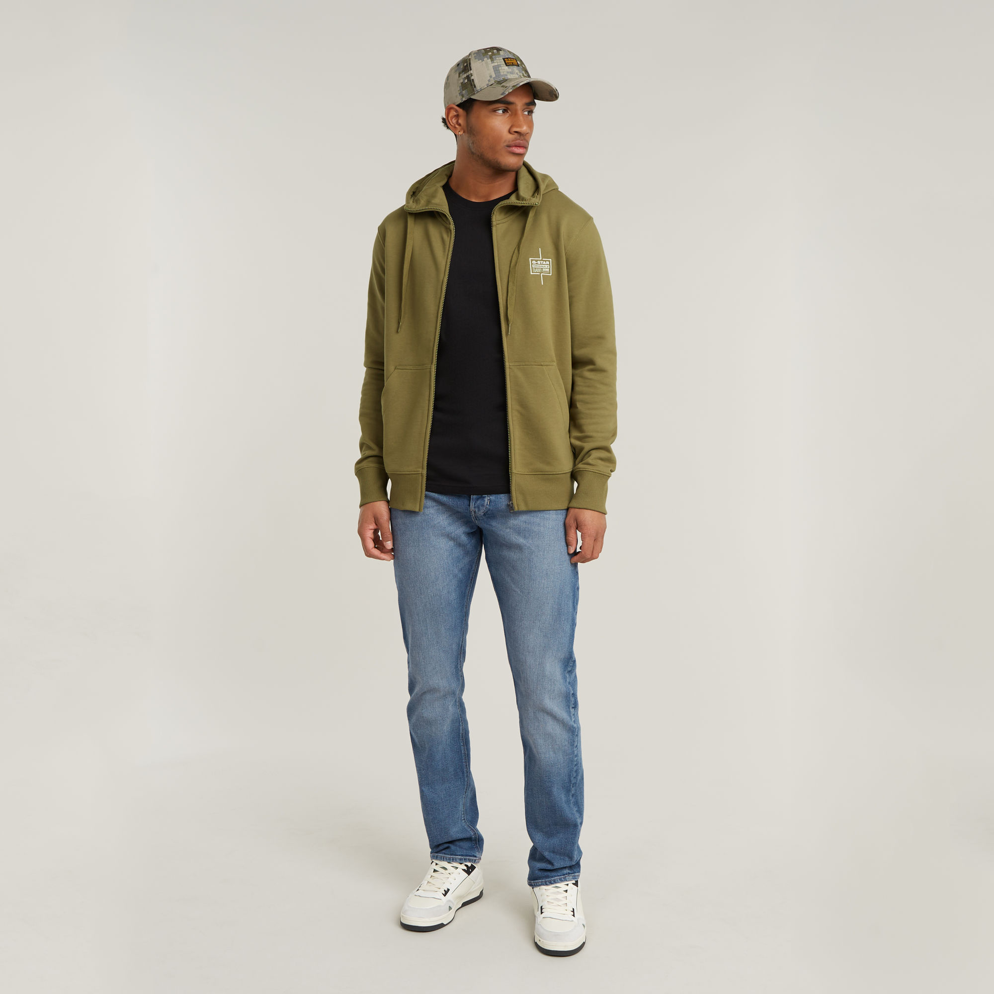 G-Star RAW GRAW Slim T-Shirt Zwart Heren
