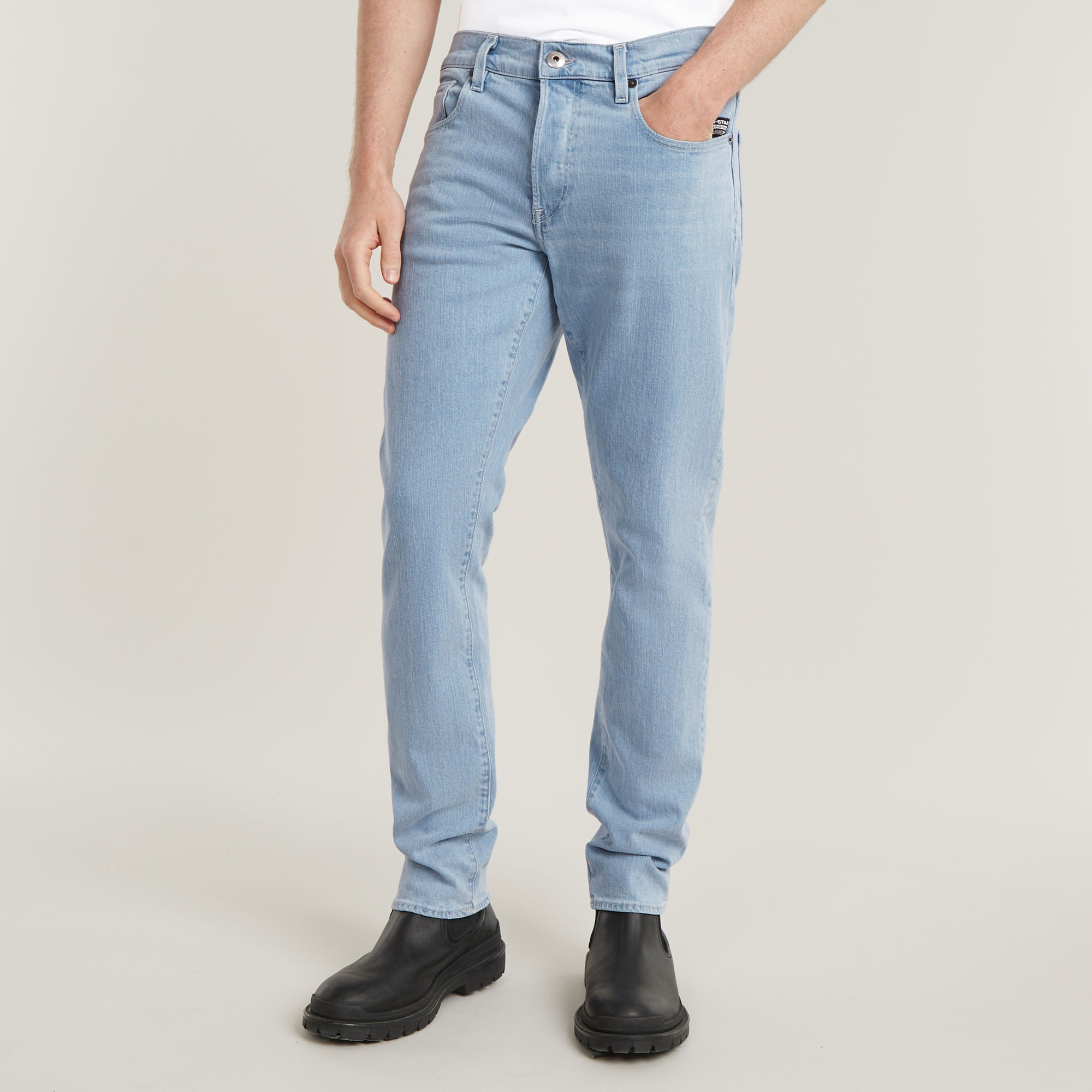 

3301 Regular Tapered Jeans - Light blue - Men
