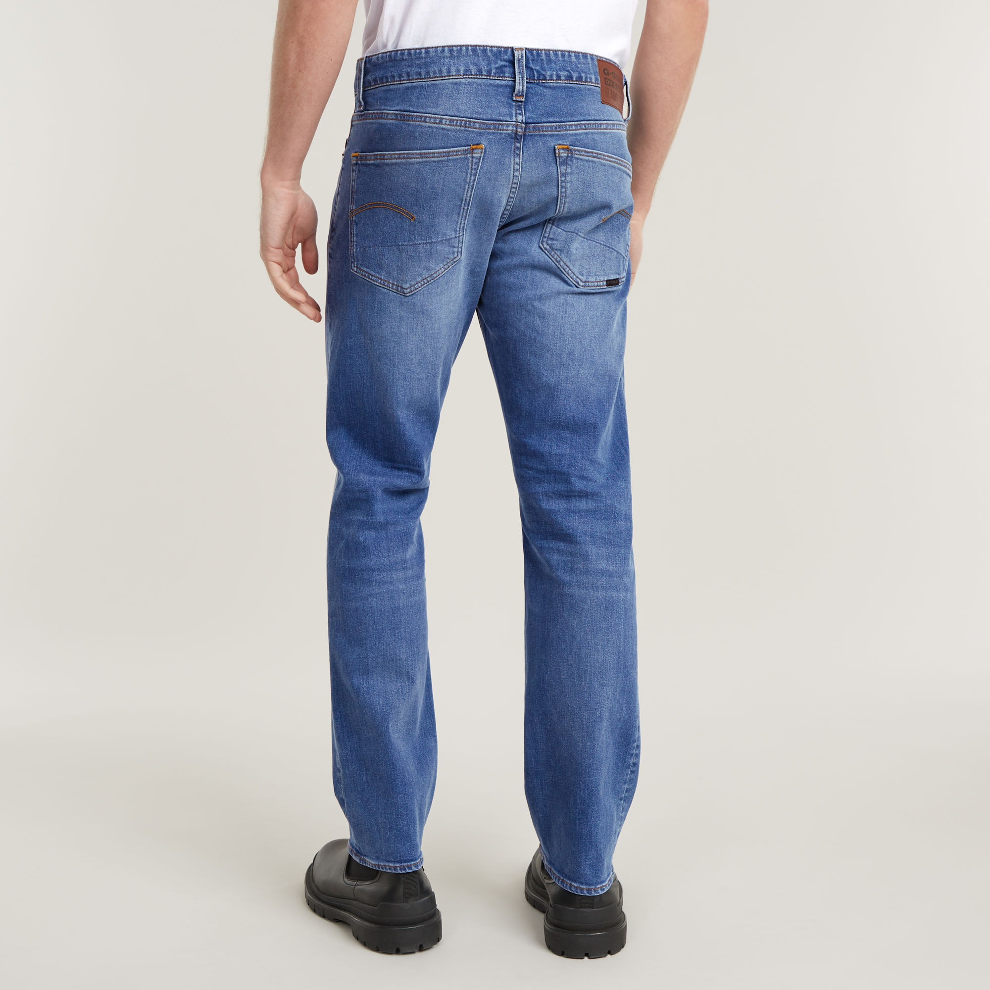 G-Star RAW 3301 Straight Jeans Lichtblauw Heren