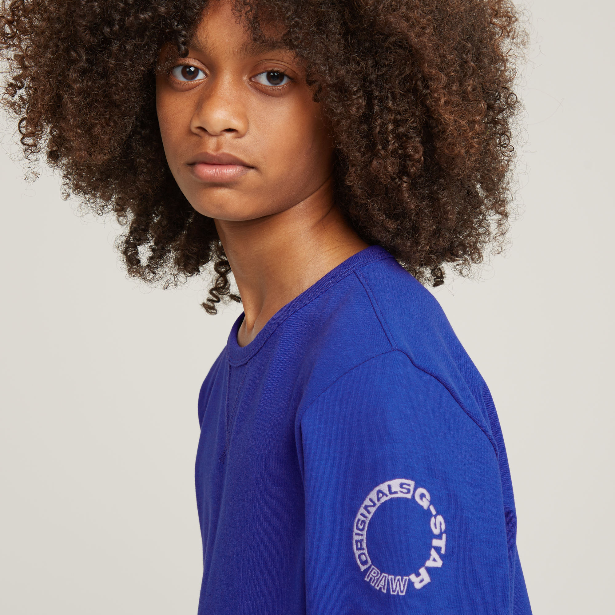 G-Star RAW Jongens T-Shirt Midden blauw jongens