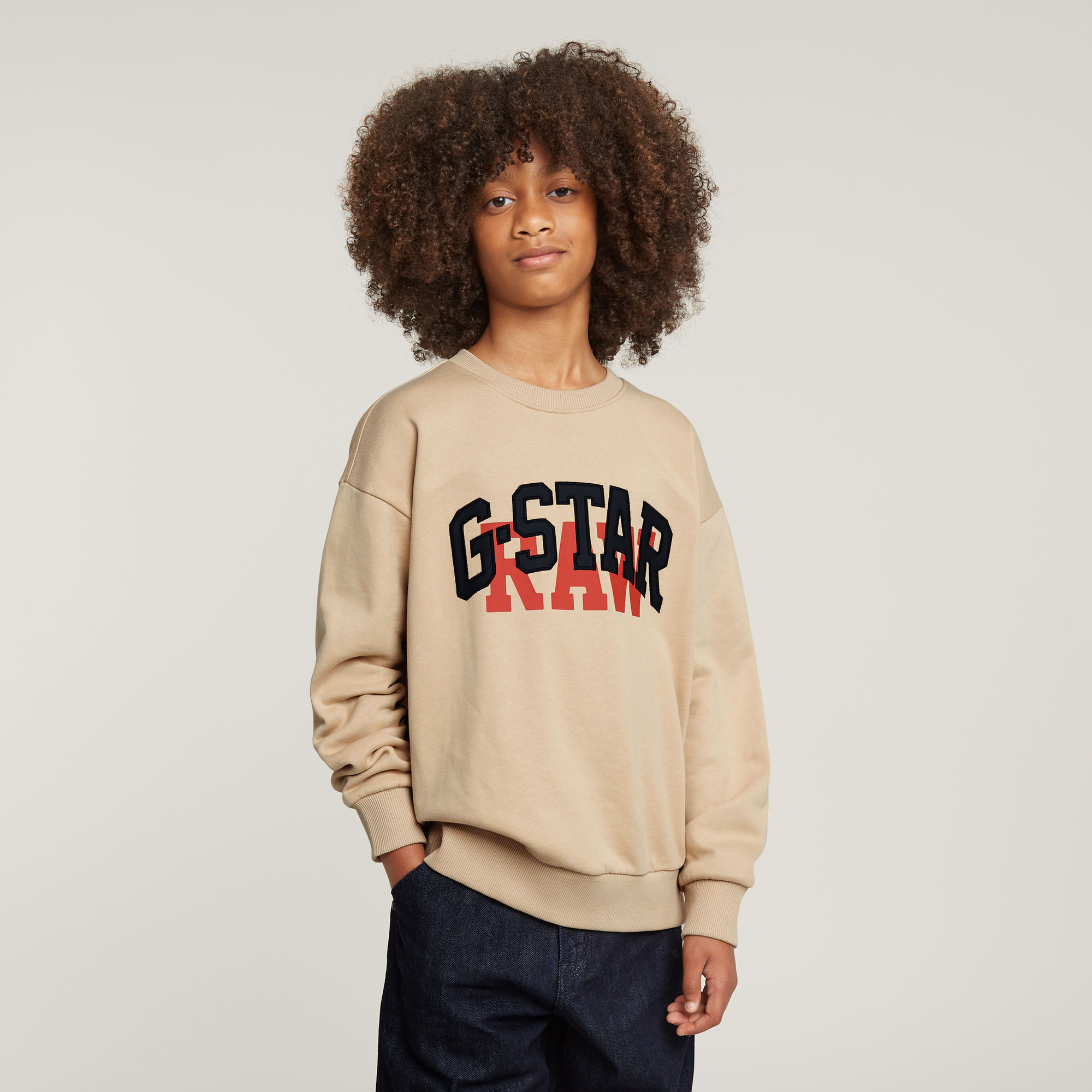 

Kids Sweatshirt G-Star RAW - Beige - jungen