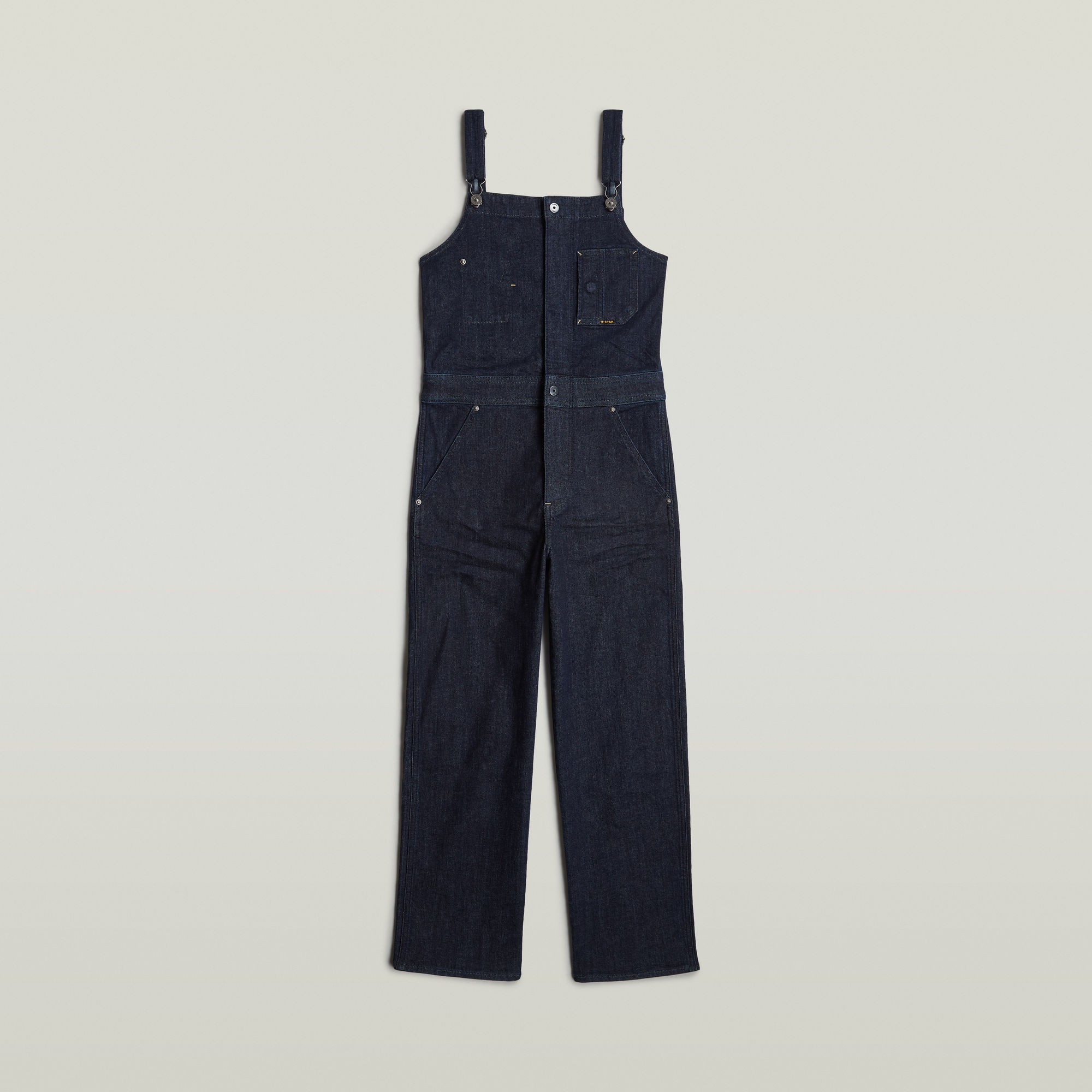 G-Star RAW Meisjes Tuinbroek Straight Leg Zip Donkerblauw meisjes
