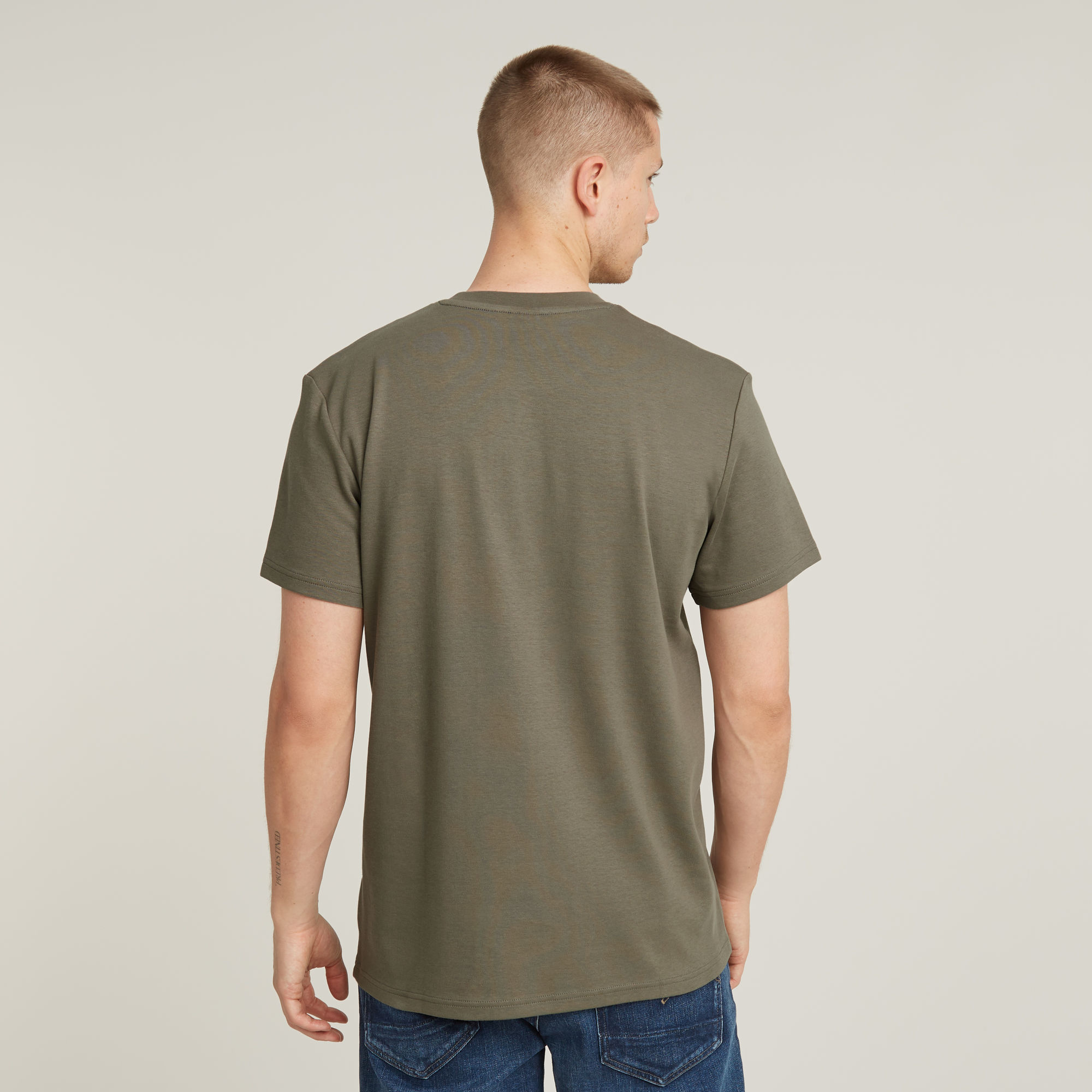 G-Star RAW G-Script T-Shirt Bruin Heren