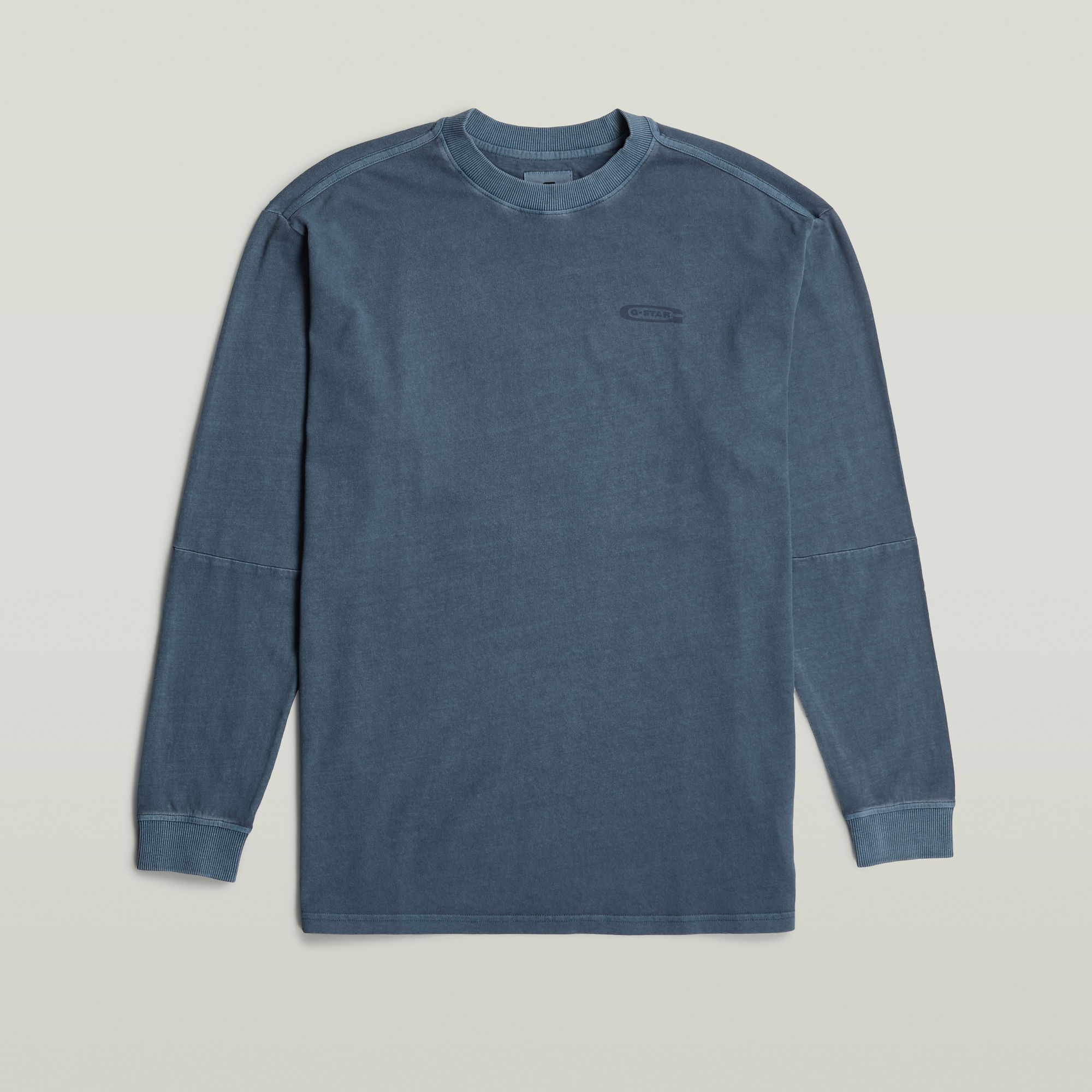 G-Star RAW Pigment Dye Loose T-Shirt Midden blauw Heren