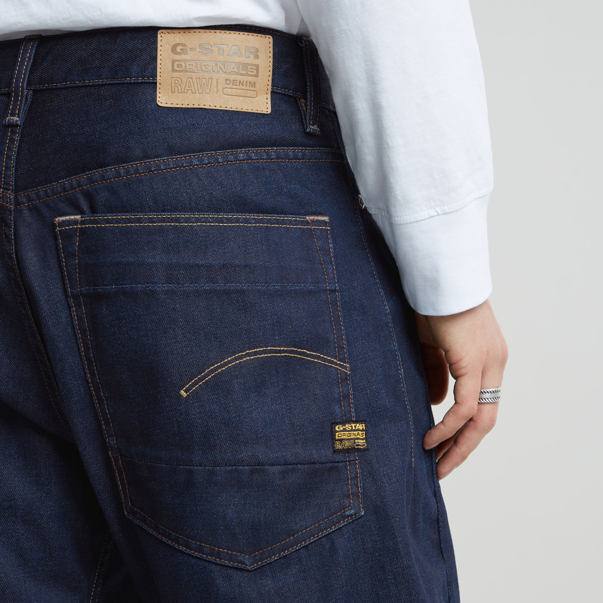 G-Star RAW Bend 3D Loose Jeans Donkerblauw Heren