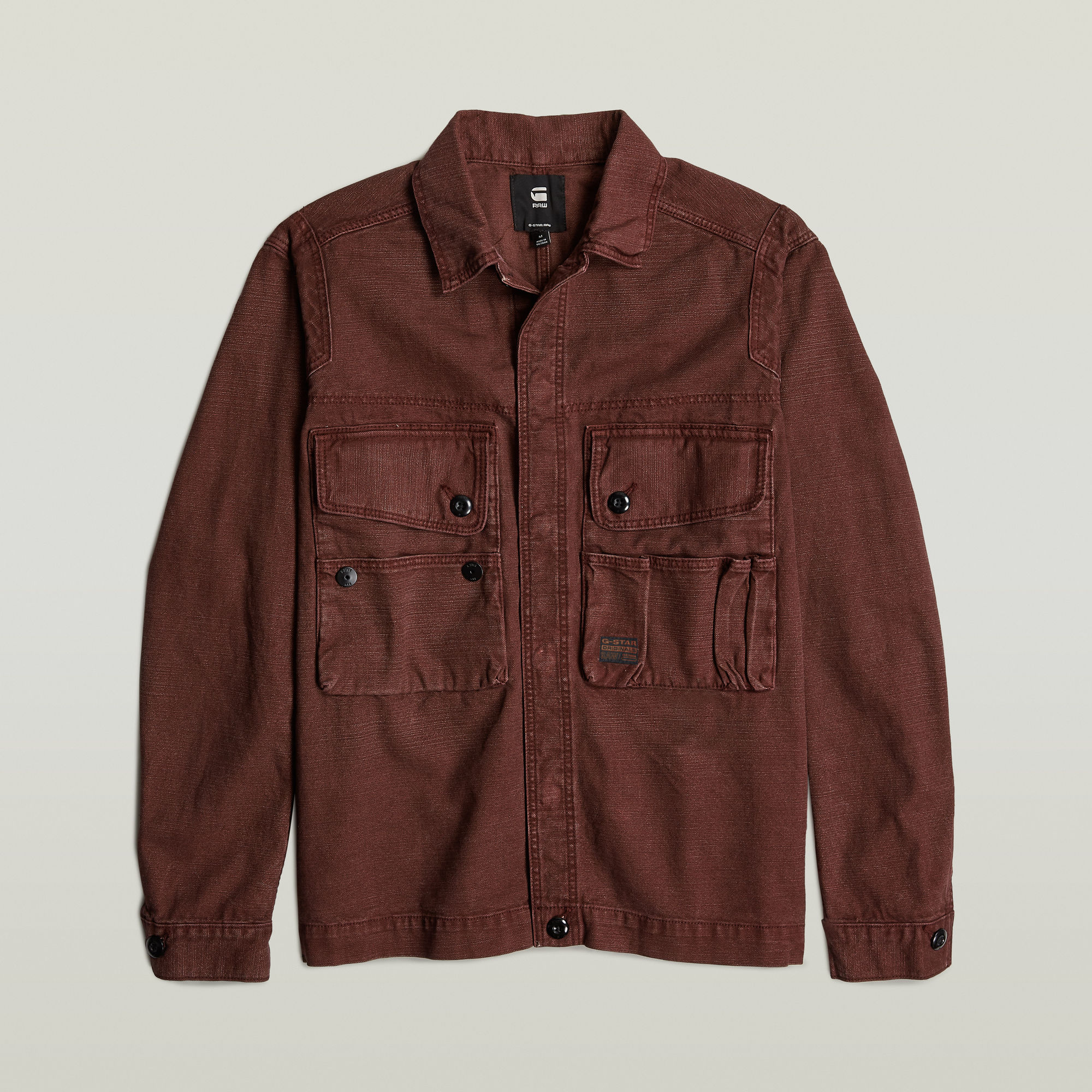 G-Star RAW Utility Overshirt Bruin Heren