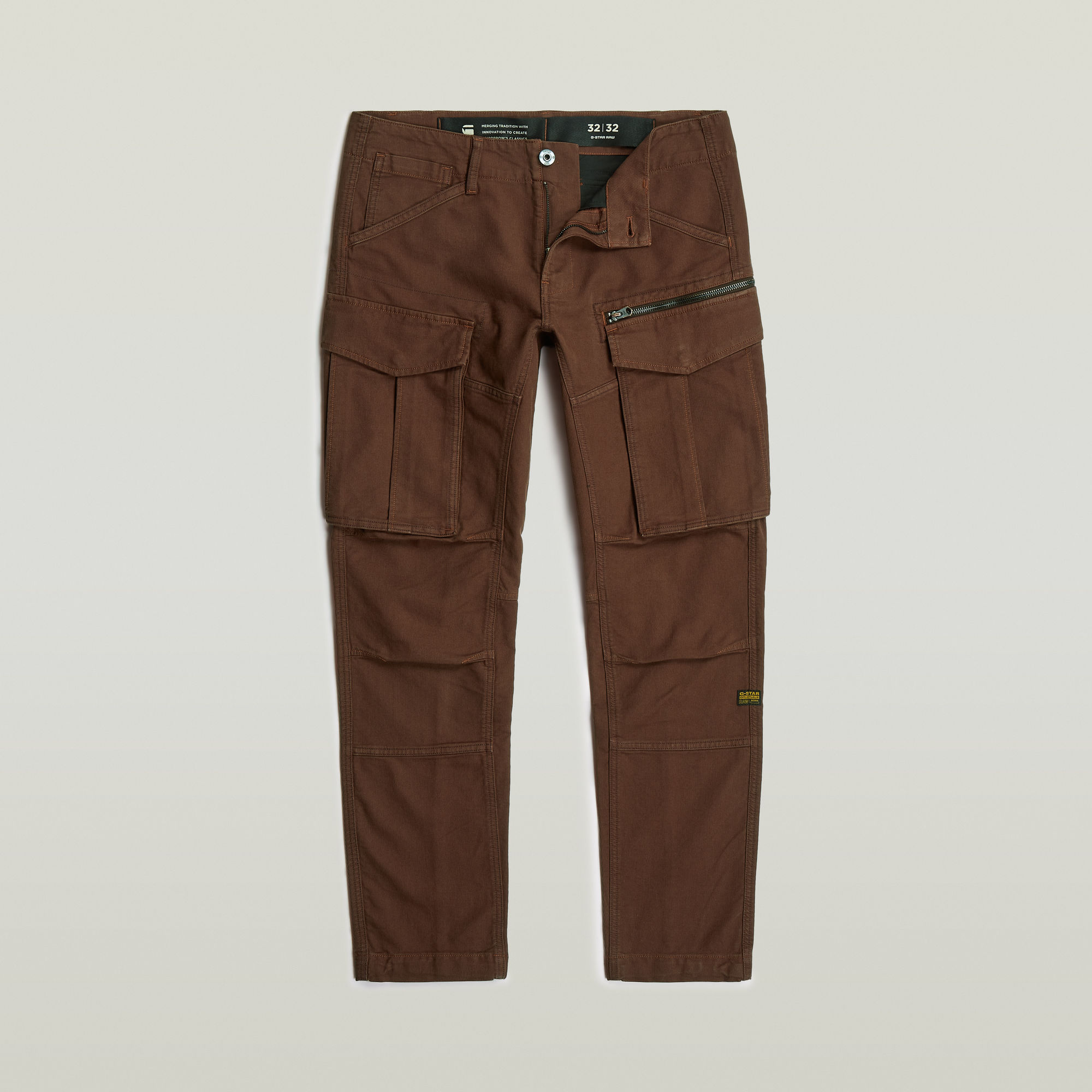 G-Star RAW Rovic Zip 3D Regular Tapered Broek Rood Heren