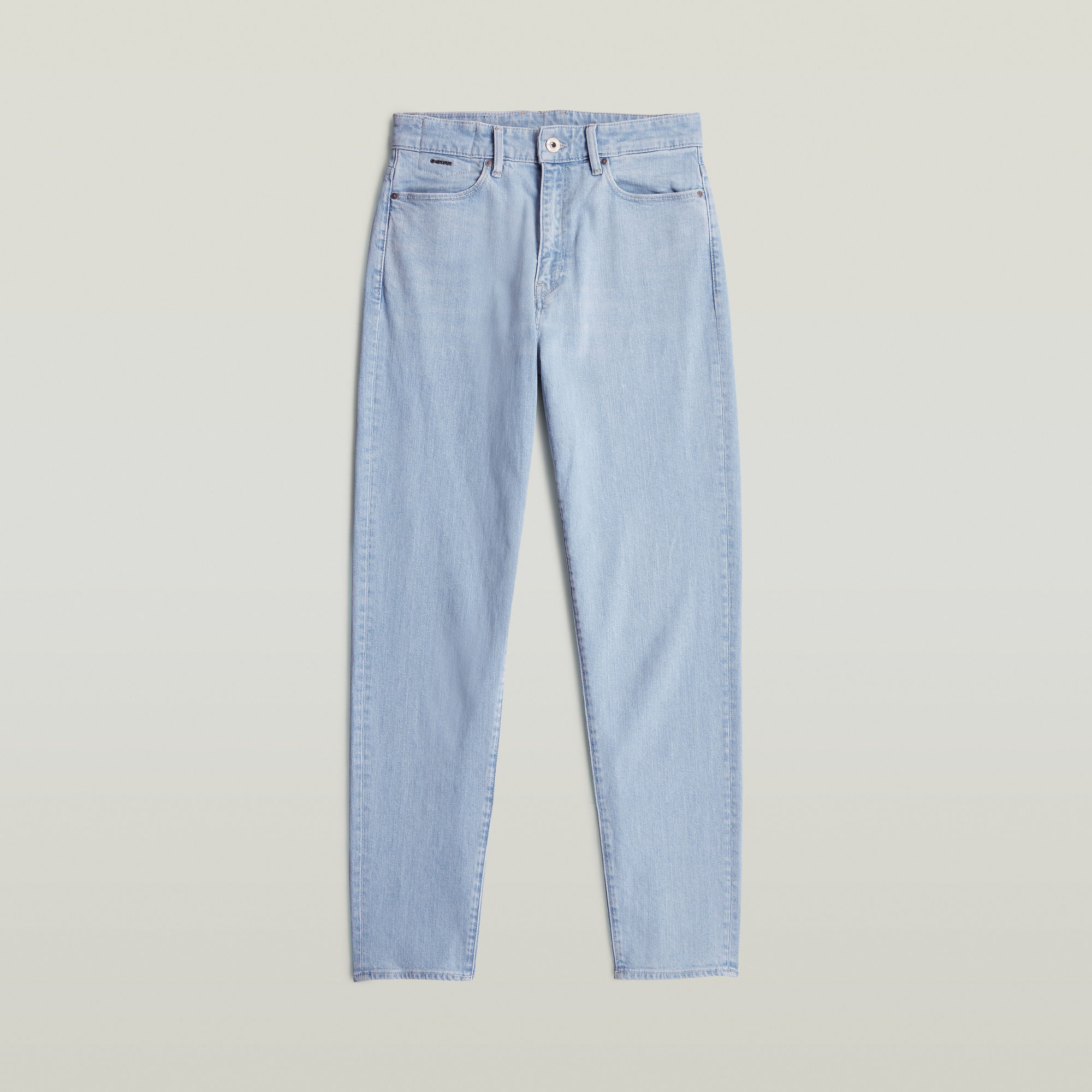 G-Star RAW Janeh Ultra High Mom Ankle Jeans Lichtblauw Dames