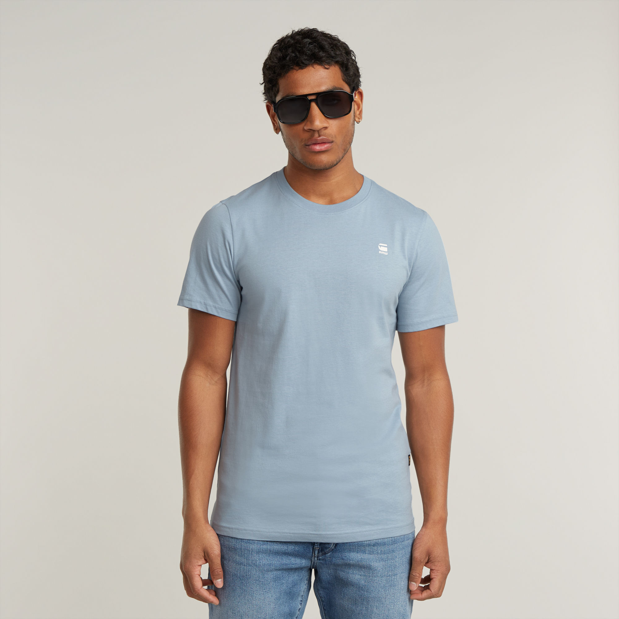 GRAW Slim T-Shirt - Hellblau - Herren