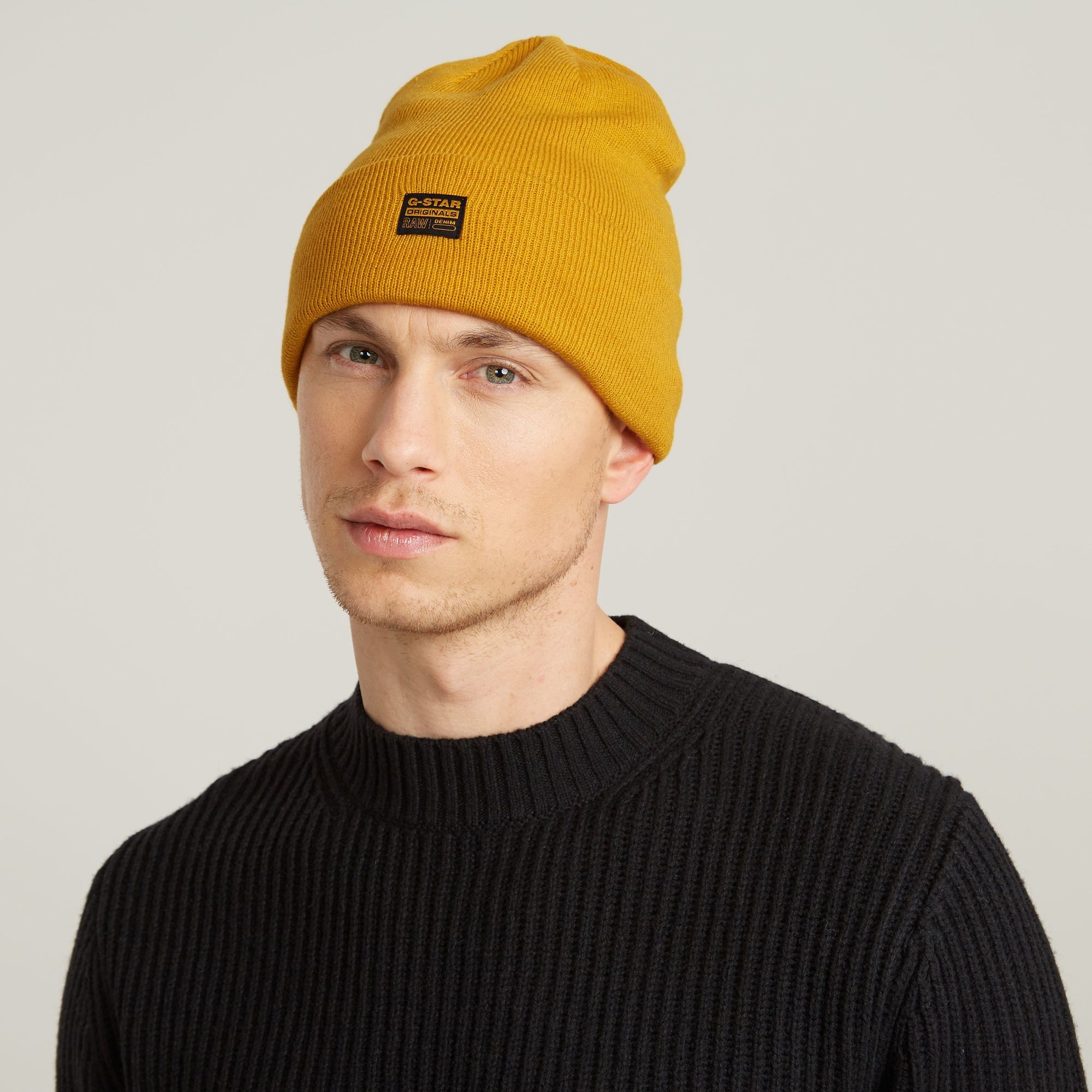 G-Star RAW Effo Long Beanie Geel Heren