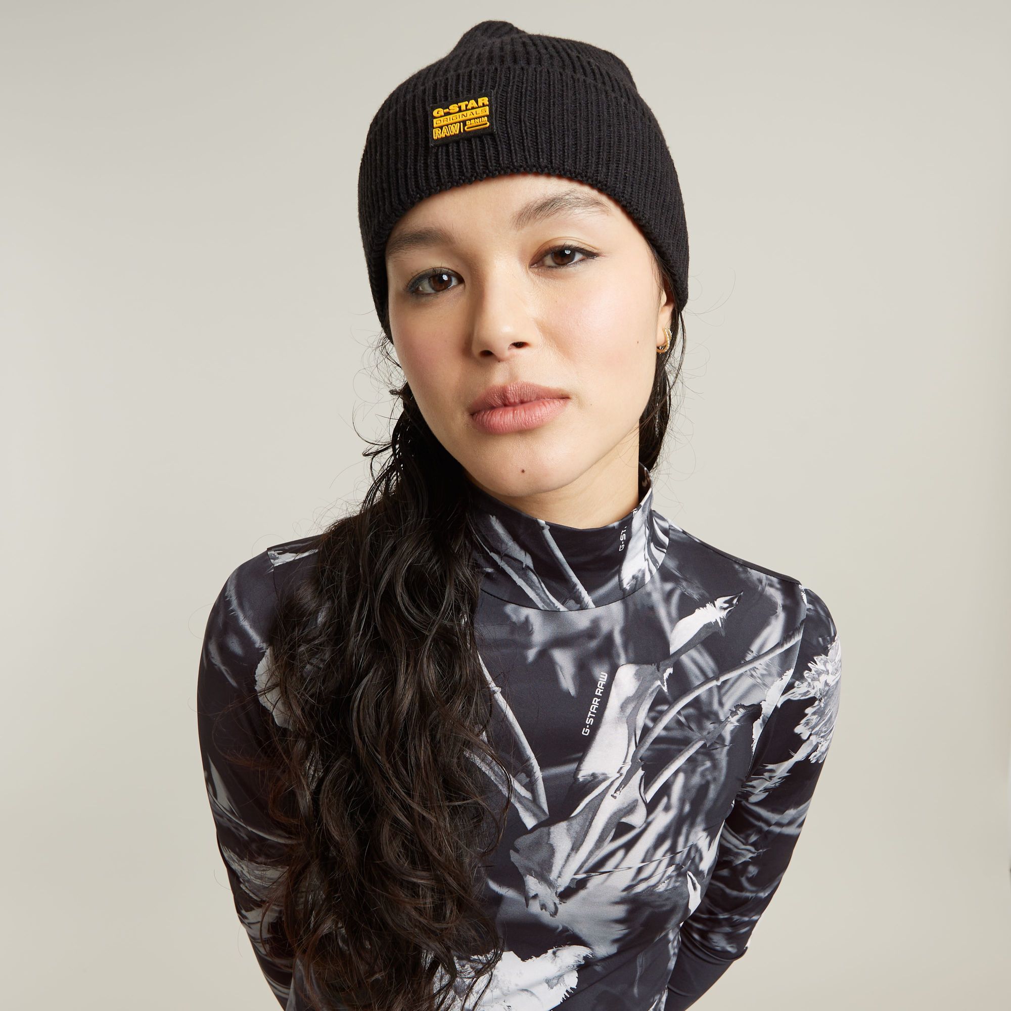 G-Star RAW Geffo Long Beanie Zwart Heren