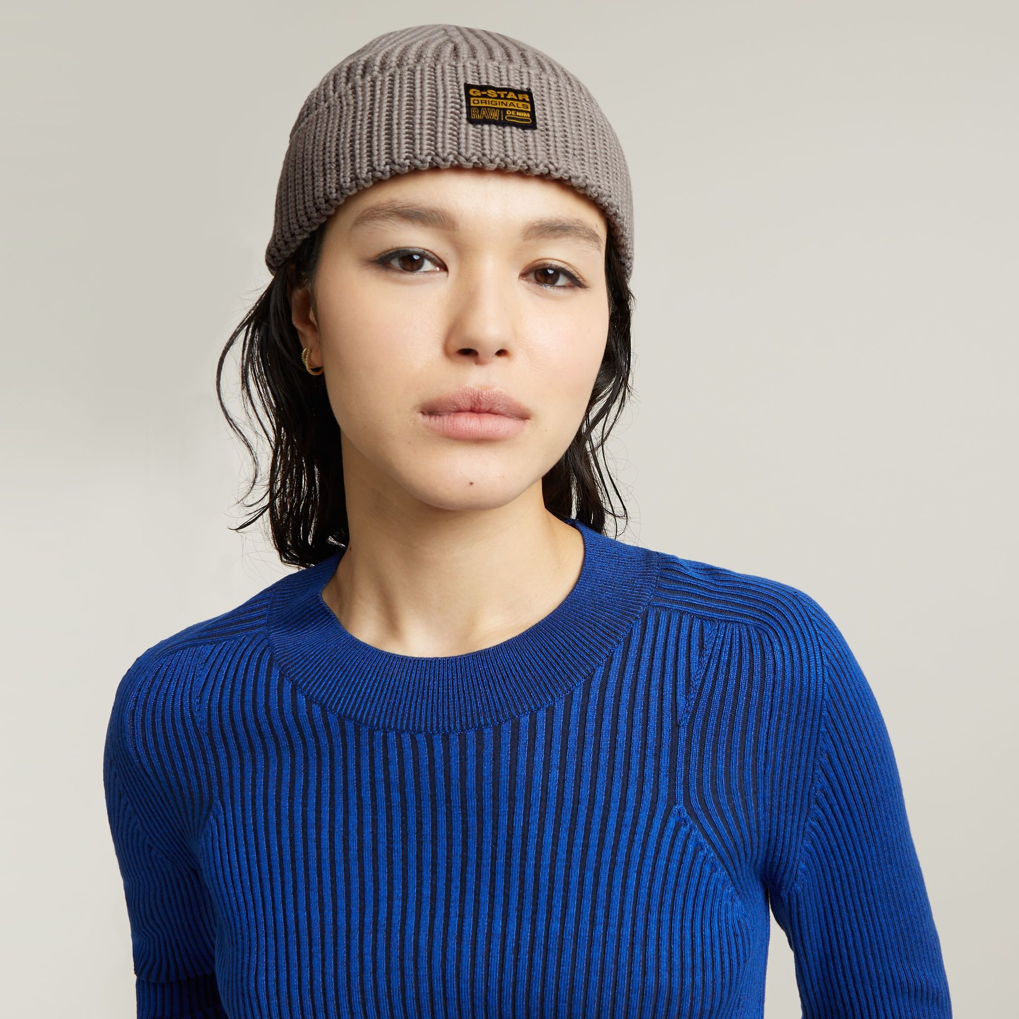 G-Star RAW Originals Fisherman Beanie Beige Heren